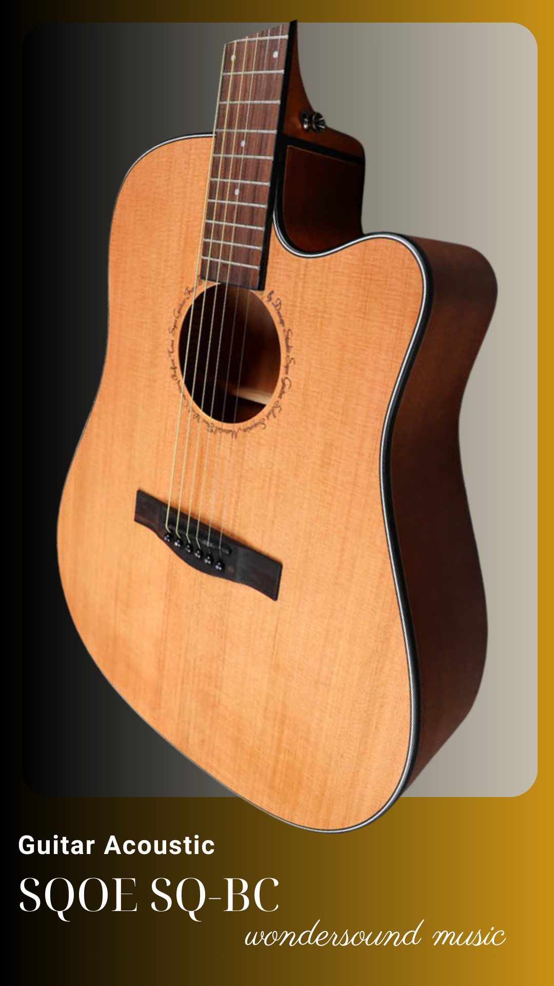 ACOUSIC GUITAR SQOE SQ-BC
