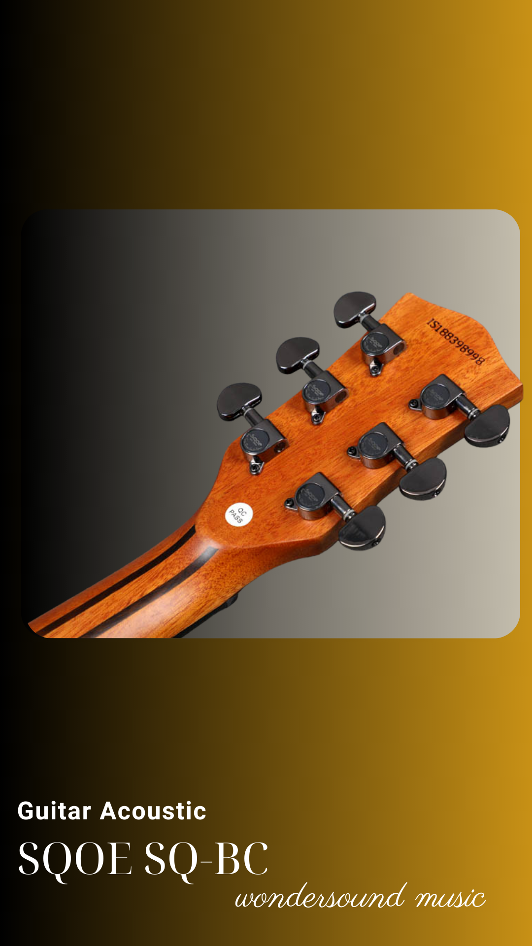 ACOUSIC GUITAR SQOE SQ-BC