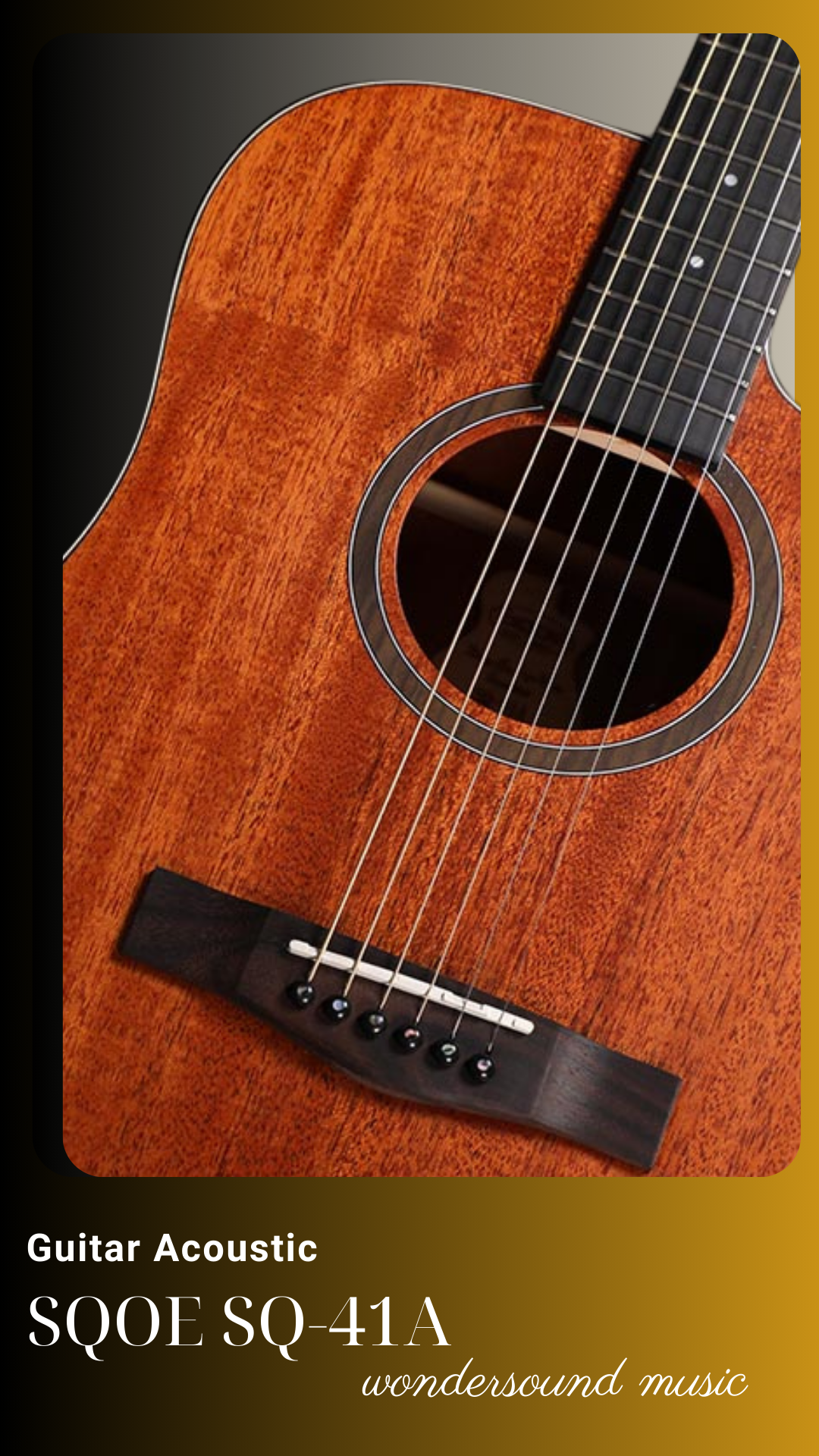 ACOUSIC GUITAR SQOE SQ-41A