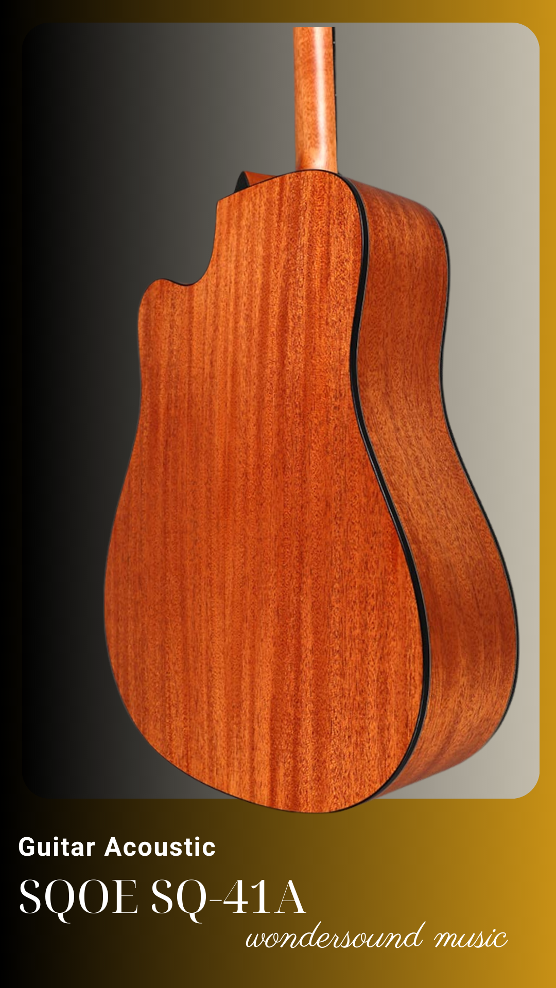 ACOUSIC GUITAR SQOE SQ-41A