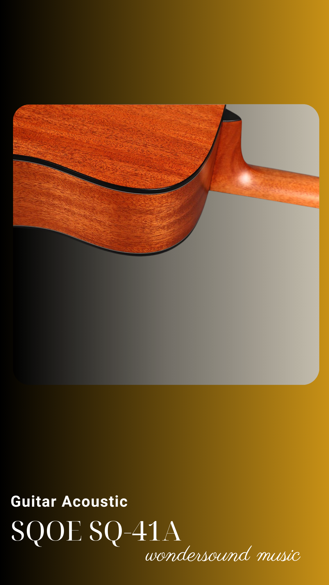 ACOUSIC GUITAR SQOE SQ-41A
