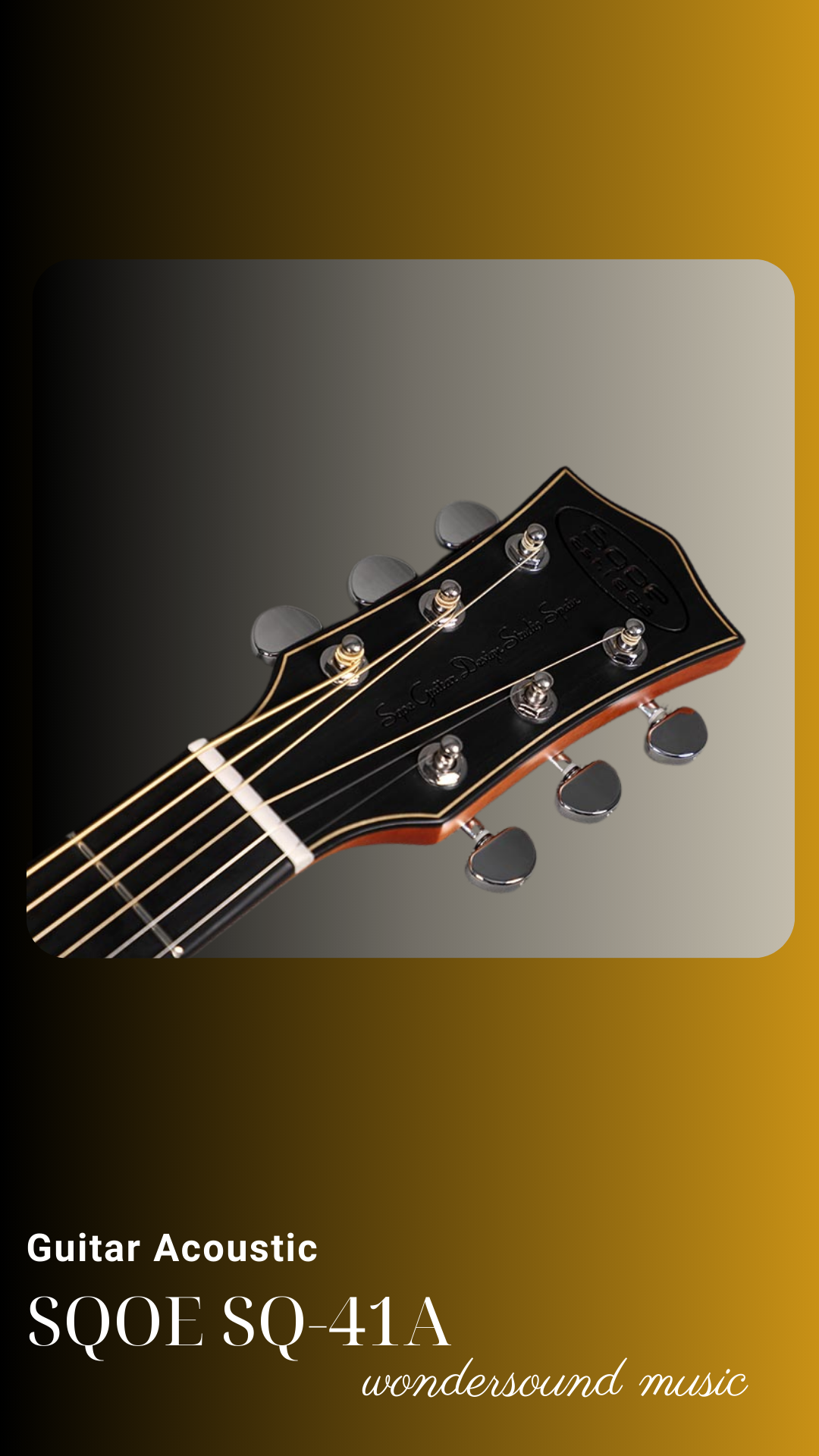ACOUSIC GUITAR SQOE SQ-41A