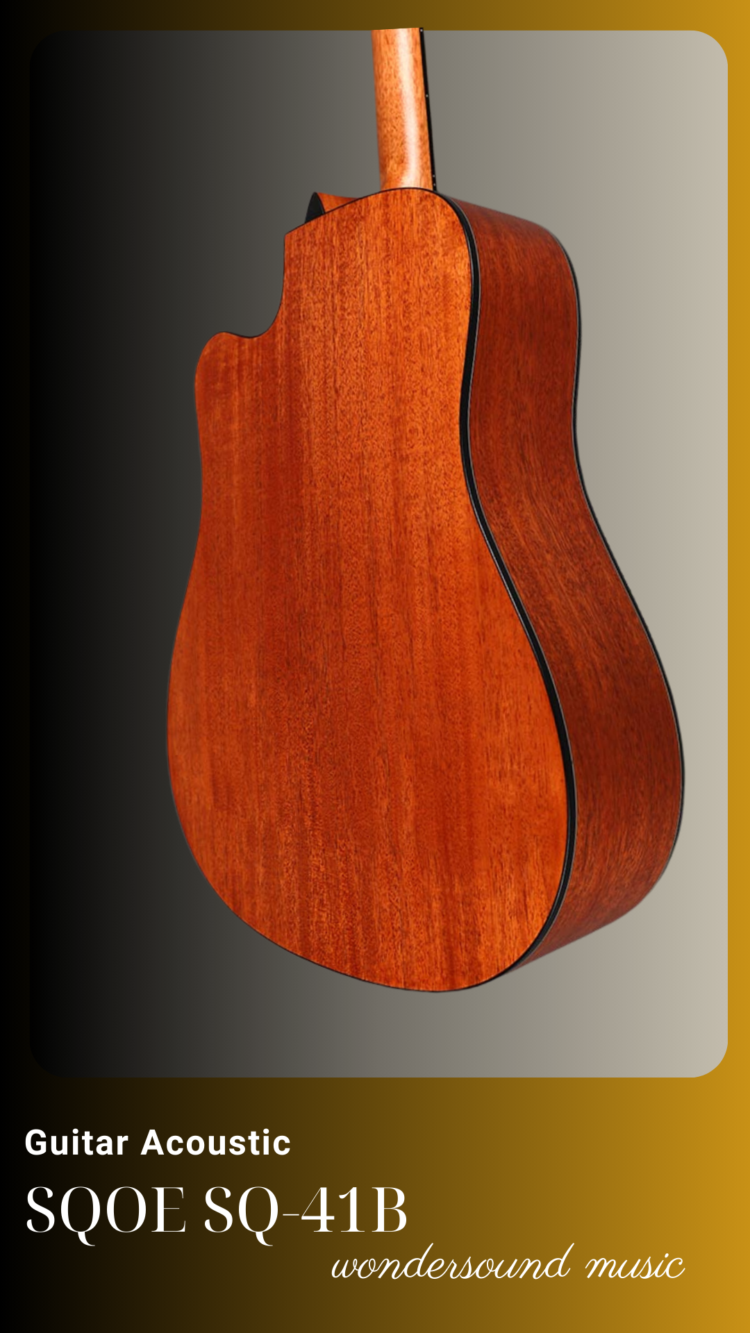 ACOUSIC GUITAR SQOE SQ-41B