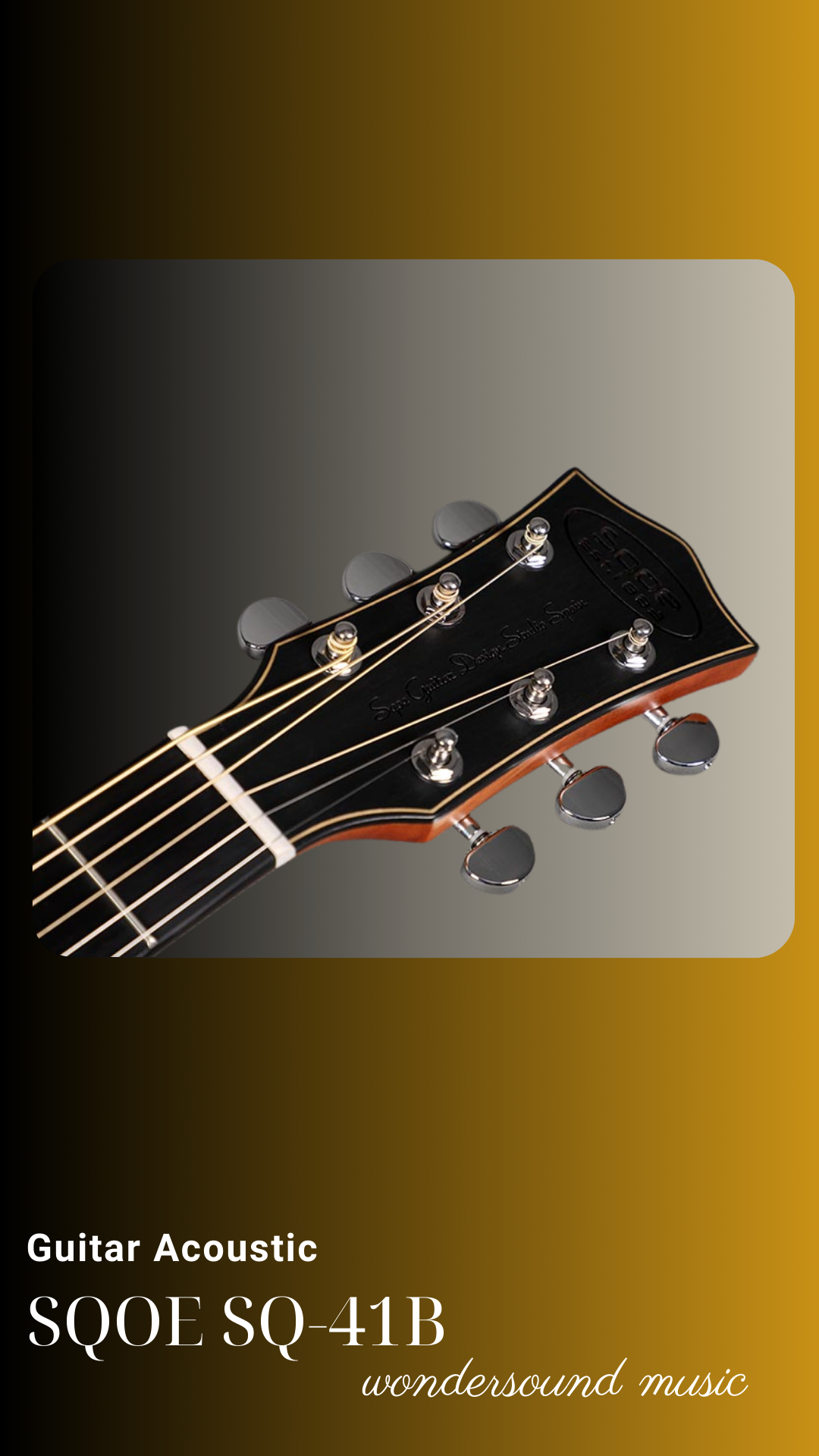 ACOUSIC GUITAR SQOE SQ-41B