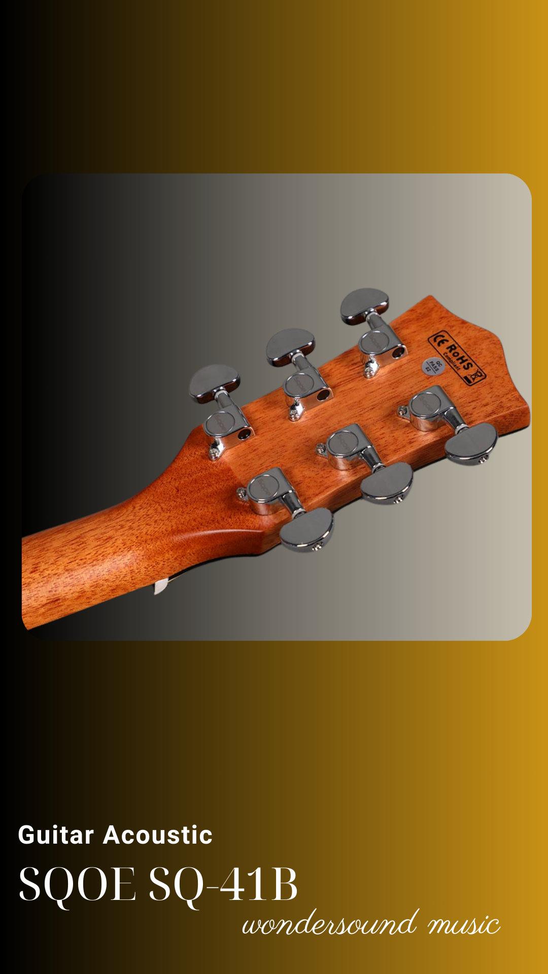 ACOUSIC GUITAR SQOE SQ-41B