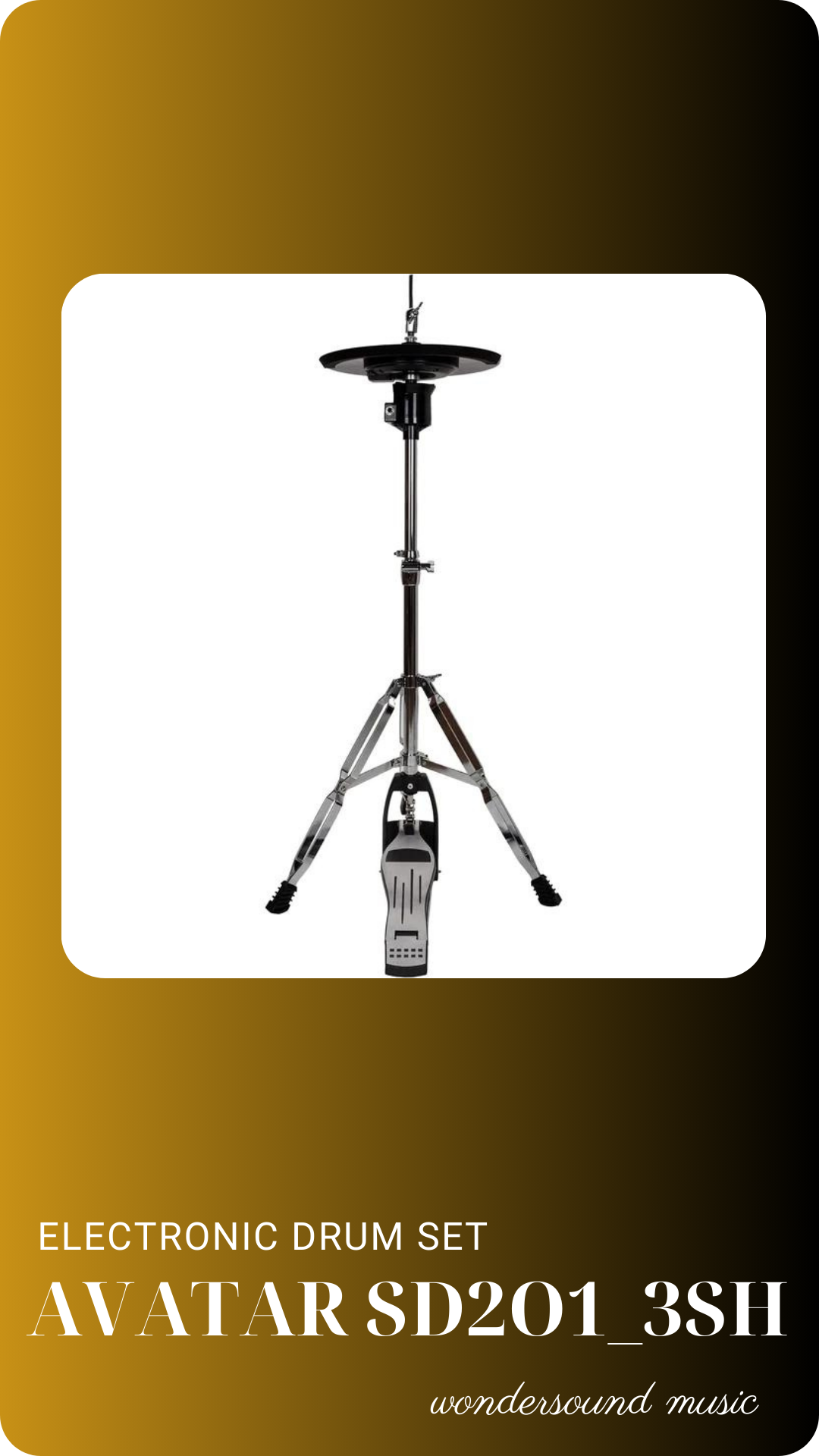  ELECTRONIC DRUM SET AVATAR SD2O1 - 3SH 