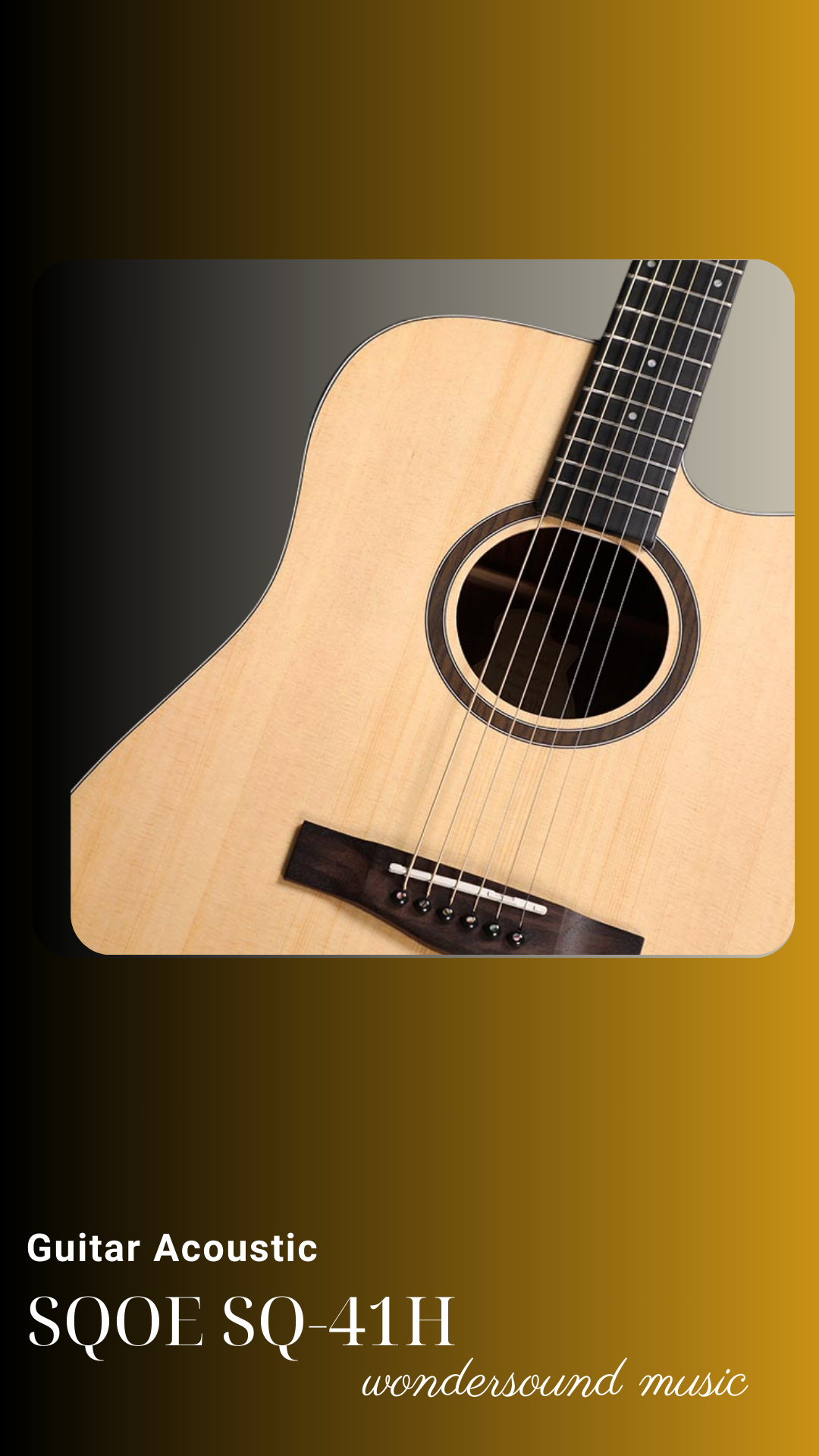 ACOUSIC GUITAR SQOE SQ-41H