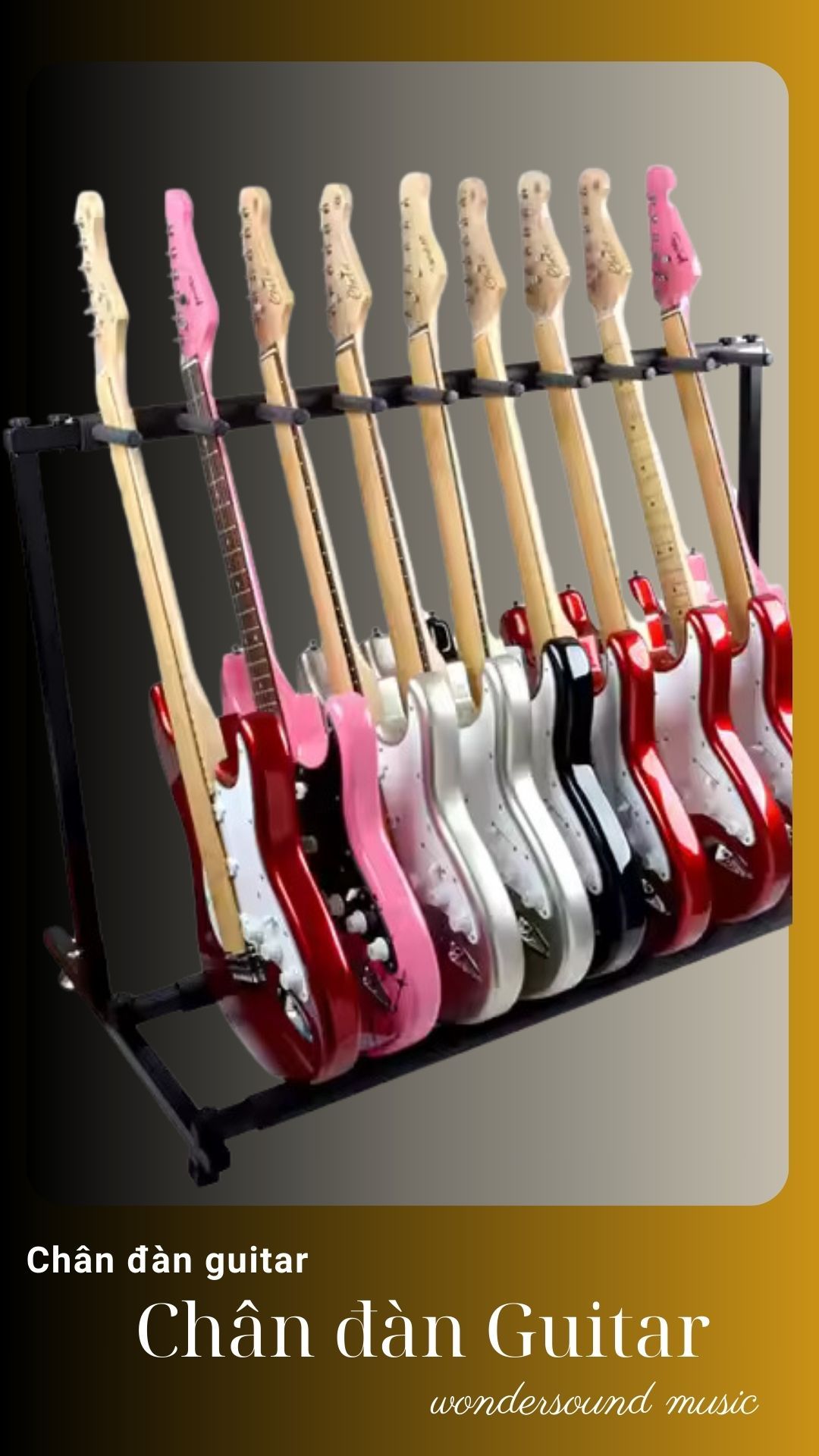 CHÂN GUITAR 9 NGĂN (Acoustic/ Bass/ Electric Guitar)