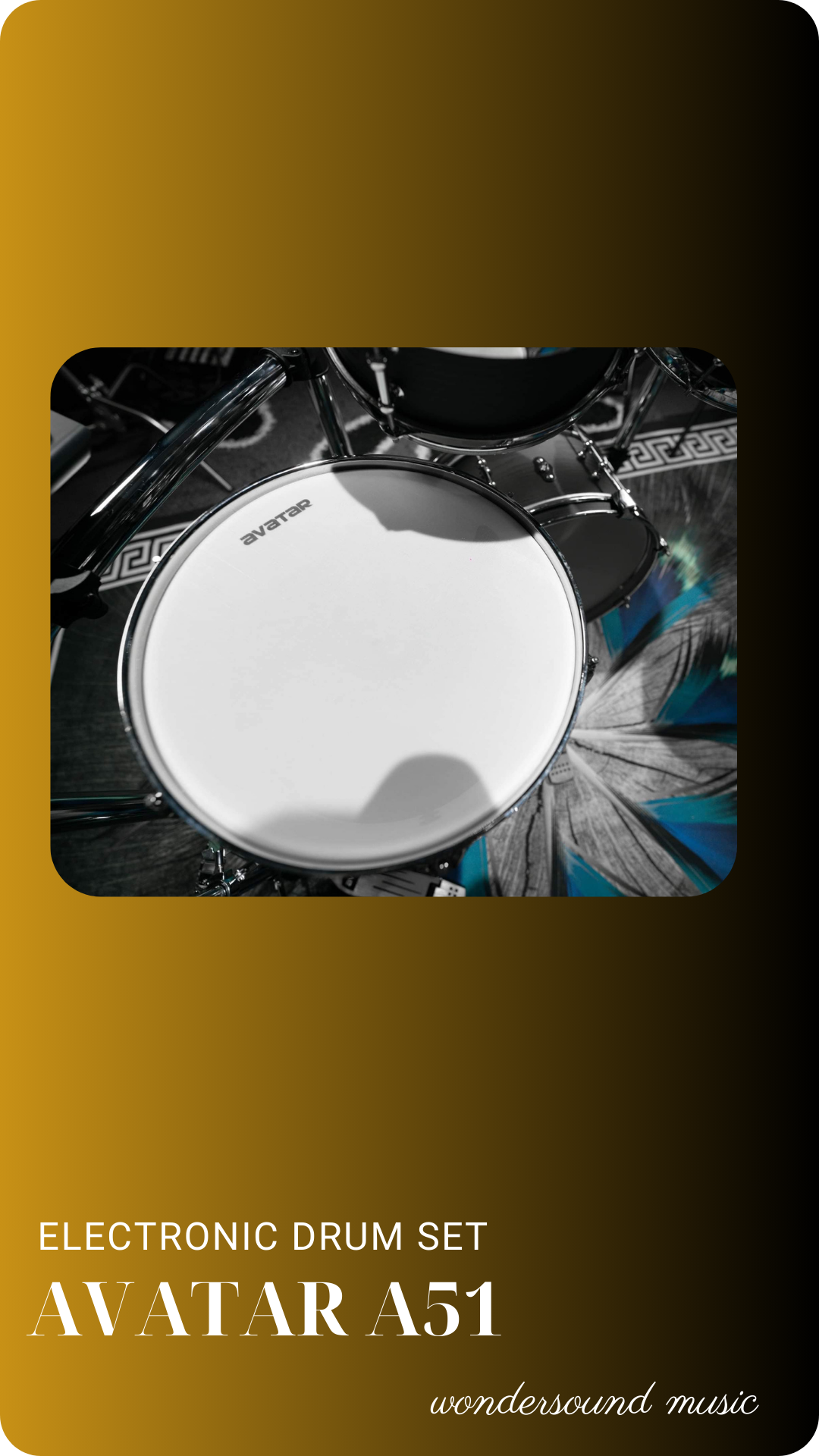ELECTRONIC DRUM SET AVATAR A51
