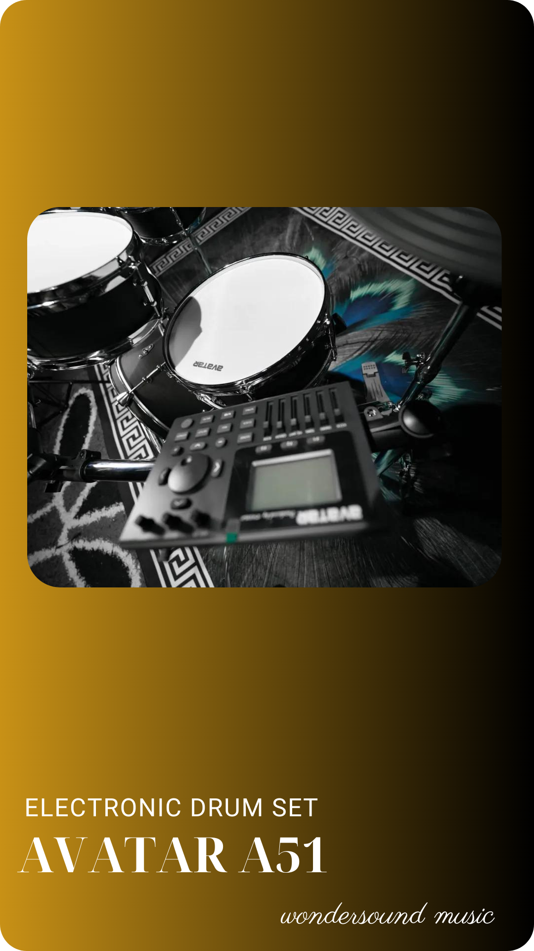  ELECTRONIC DRUM SET AVATAR A51 