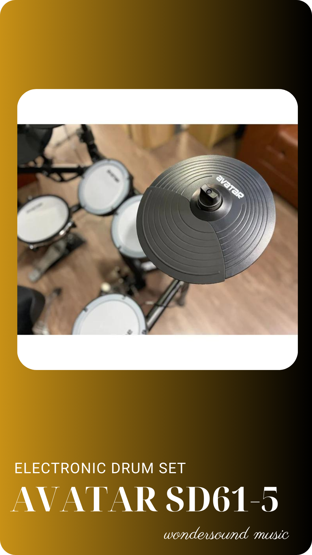  ELECTRONIC DRUM SET AVATAR SD61-5 