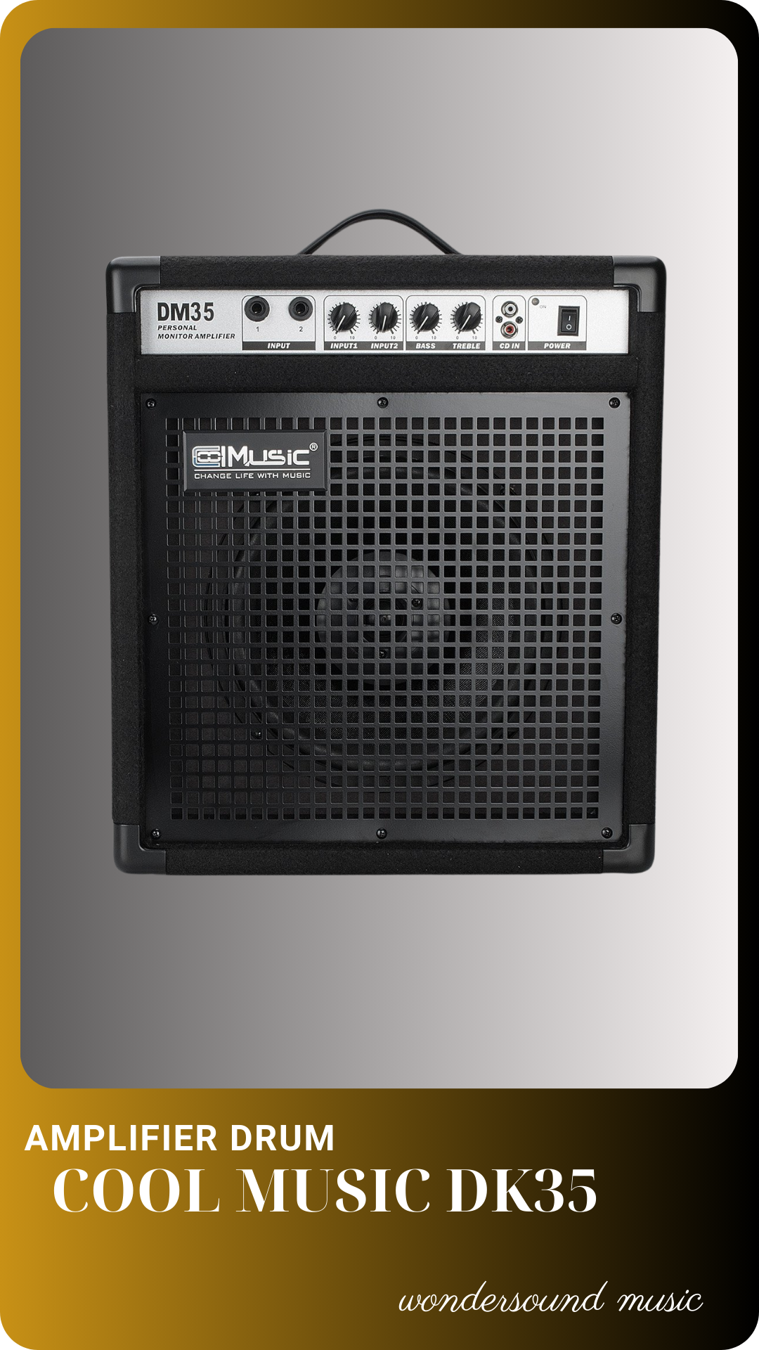 AMPLIFIER DRUM COOL MUSIC DK35