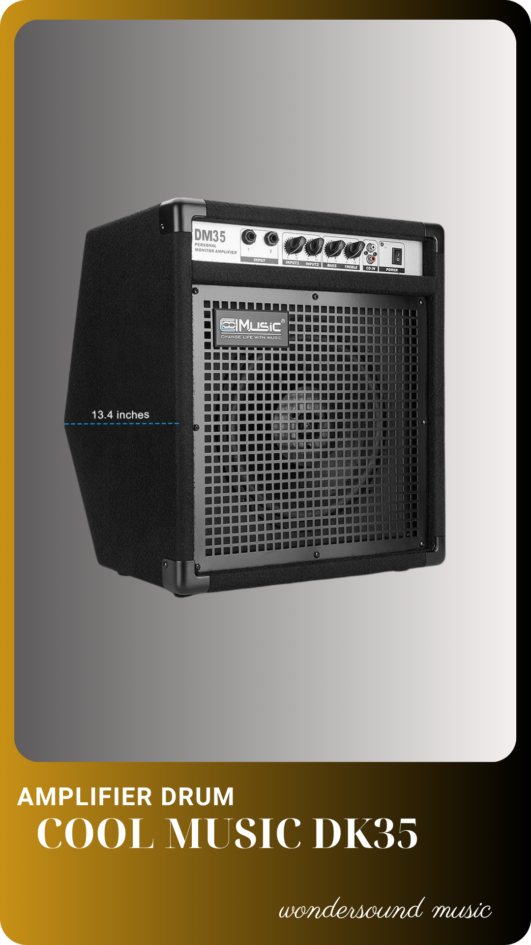 AMPLIFIER DRUM COOL MUSIC DK35