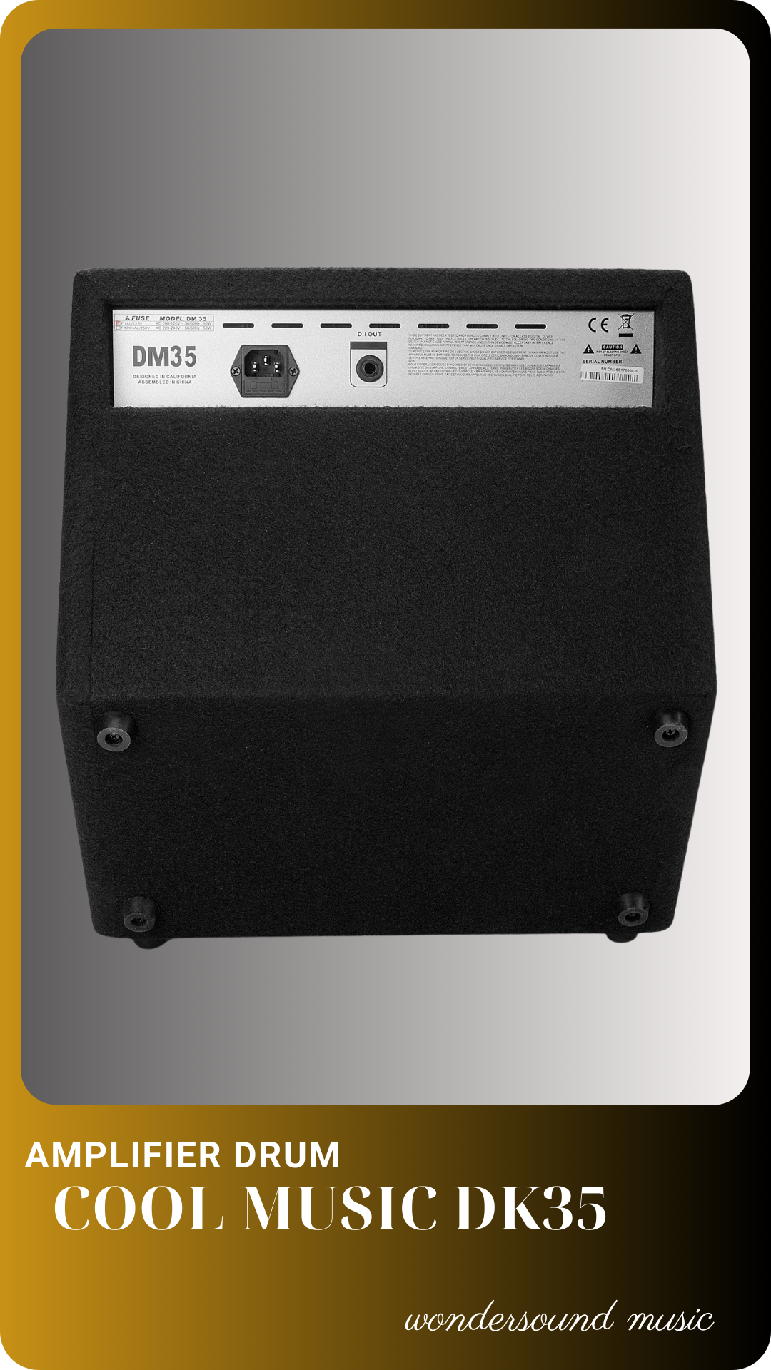 AMPLIFIER DRUM COOL MUSIC DK35