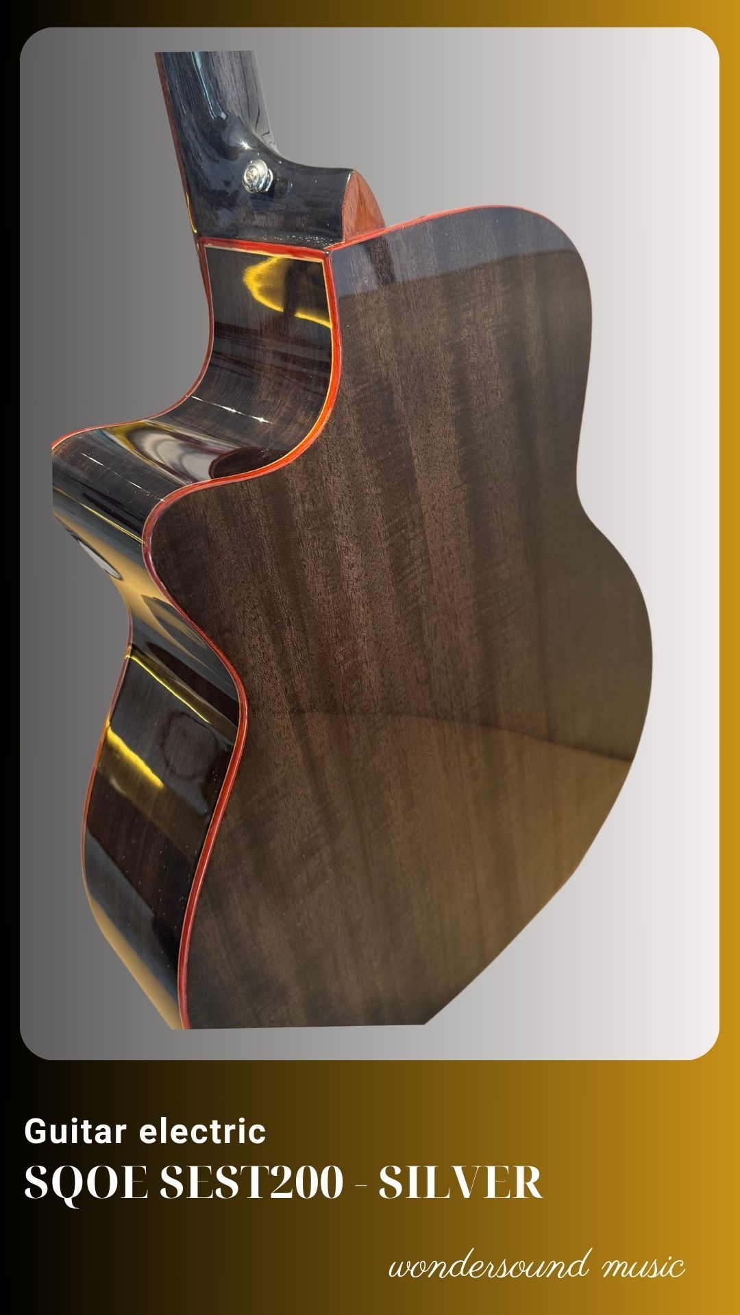 ACOUSTIC GUITAR GATASARAY GA10BK