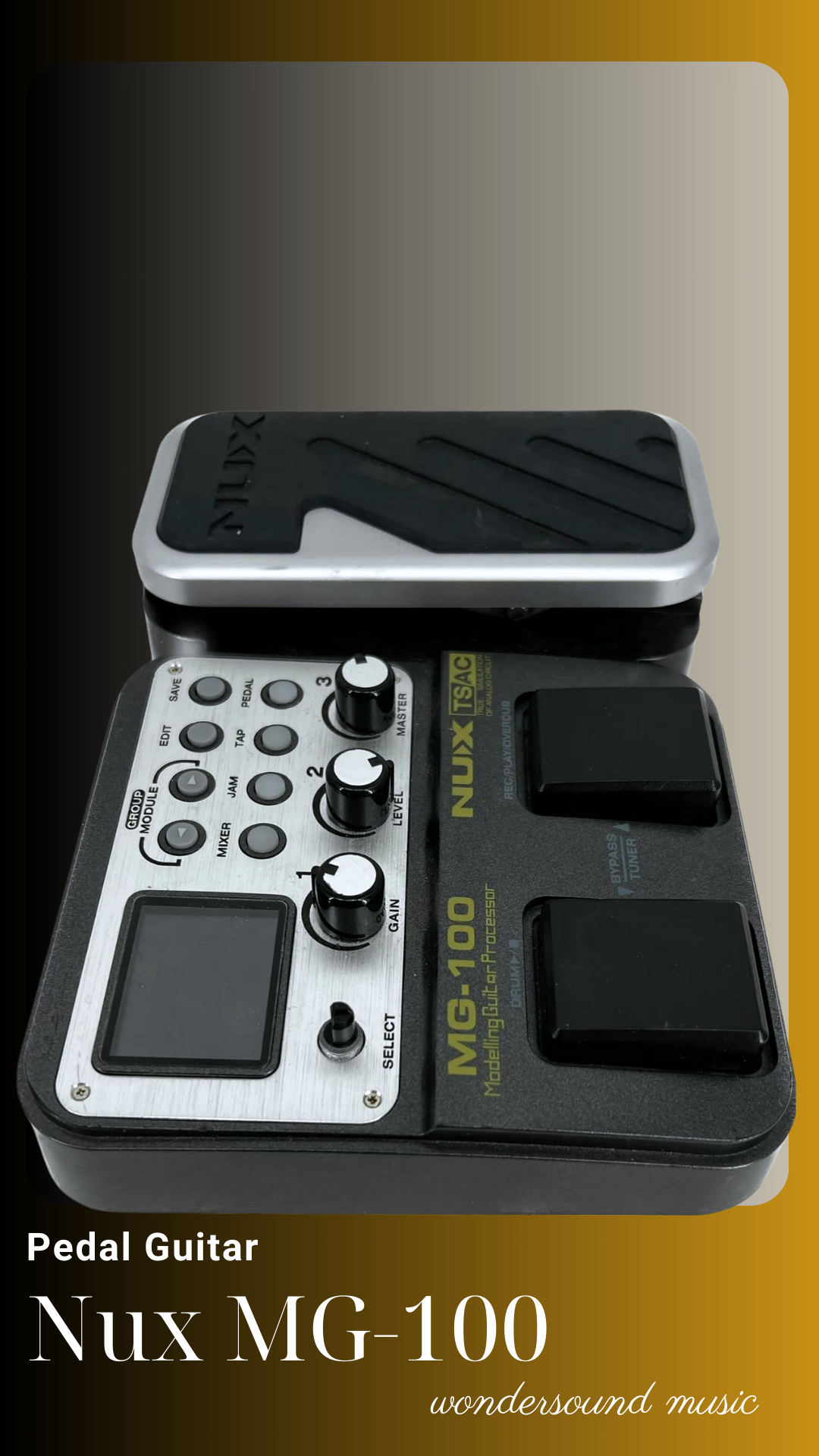 PEDAL GUITAR ELECTRIC (Multi Effects) NUX MG-100