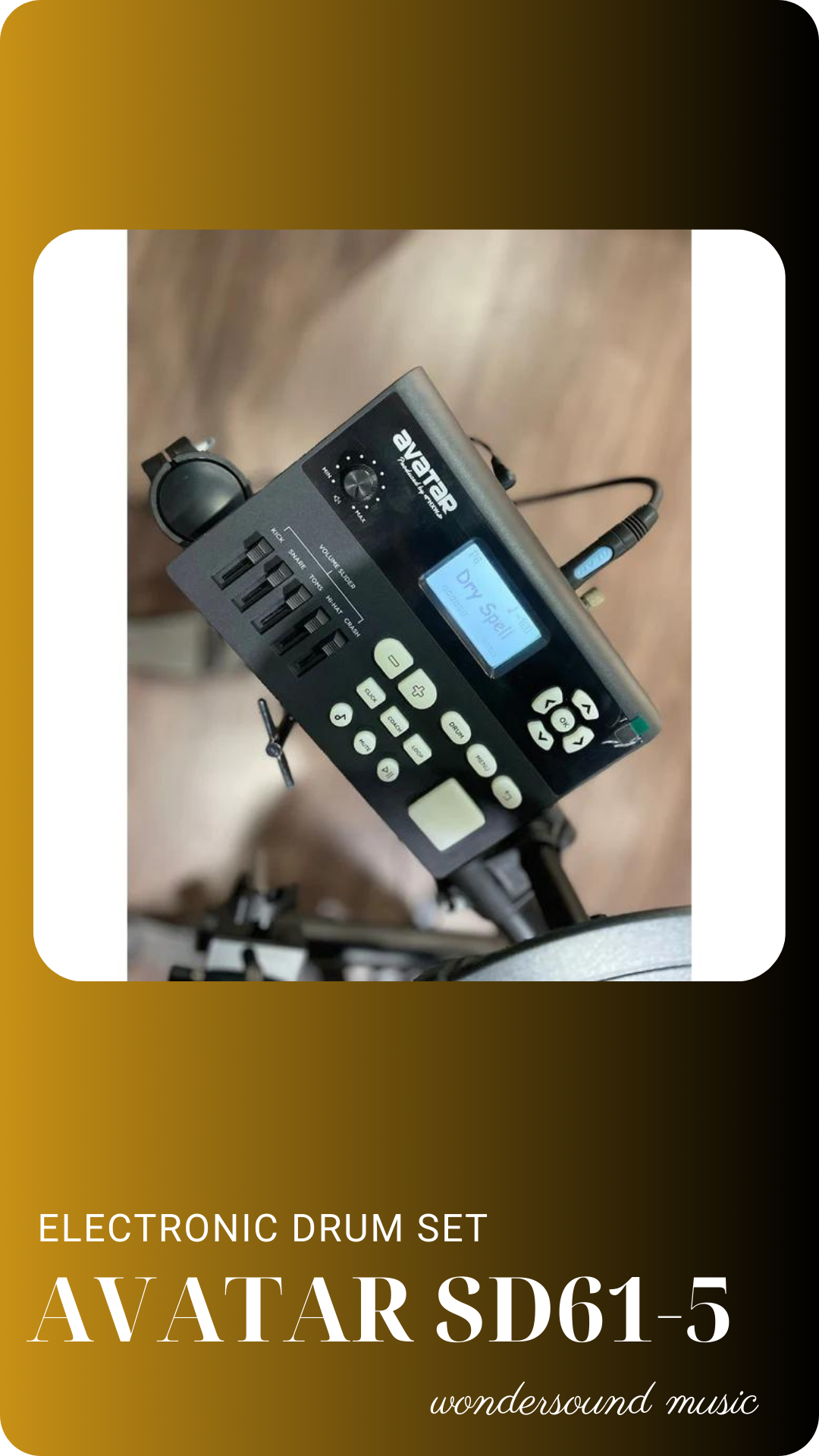 ELECTRONIC DRUM SET AVATAR SD61-5