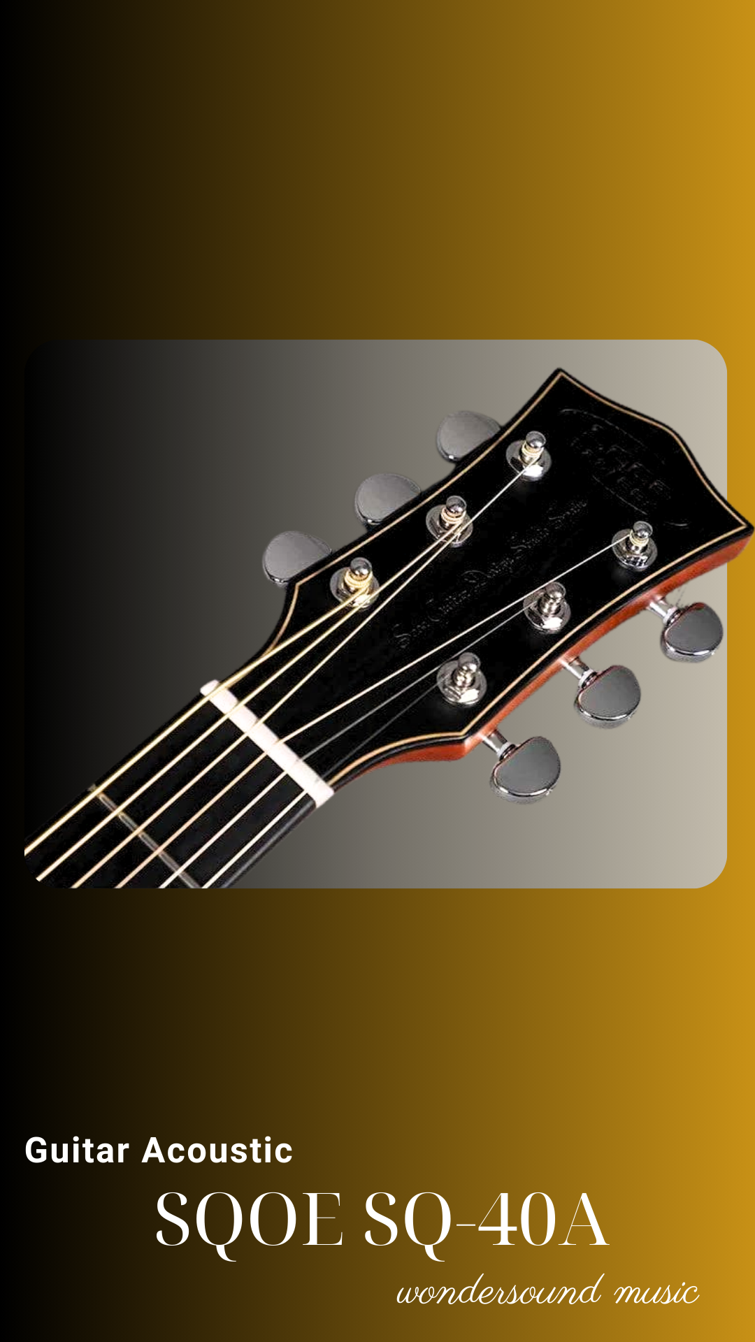 ACOUSIC GUITAR SQOE SQ-40A