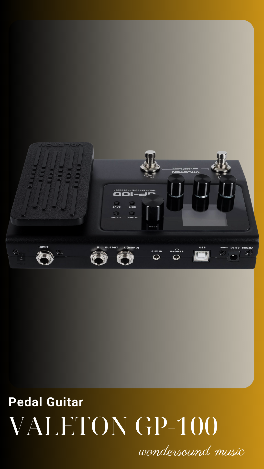 PEDAL GUITAR ELECTRIC (Multi Effects) VALETON GP-100