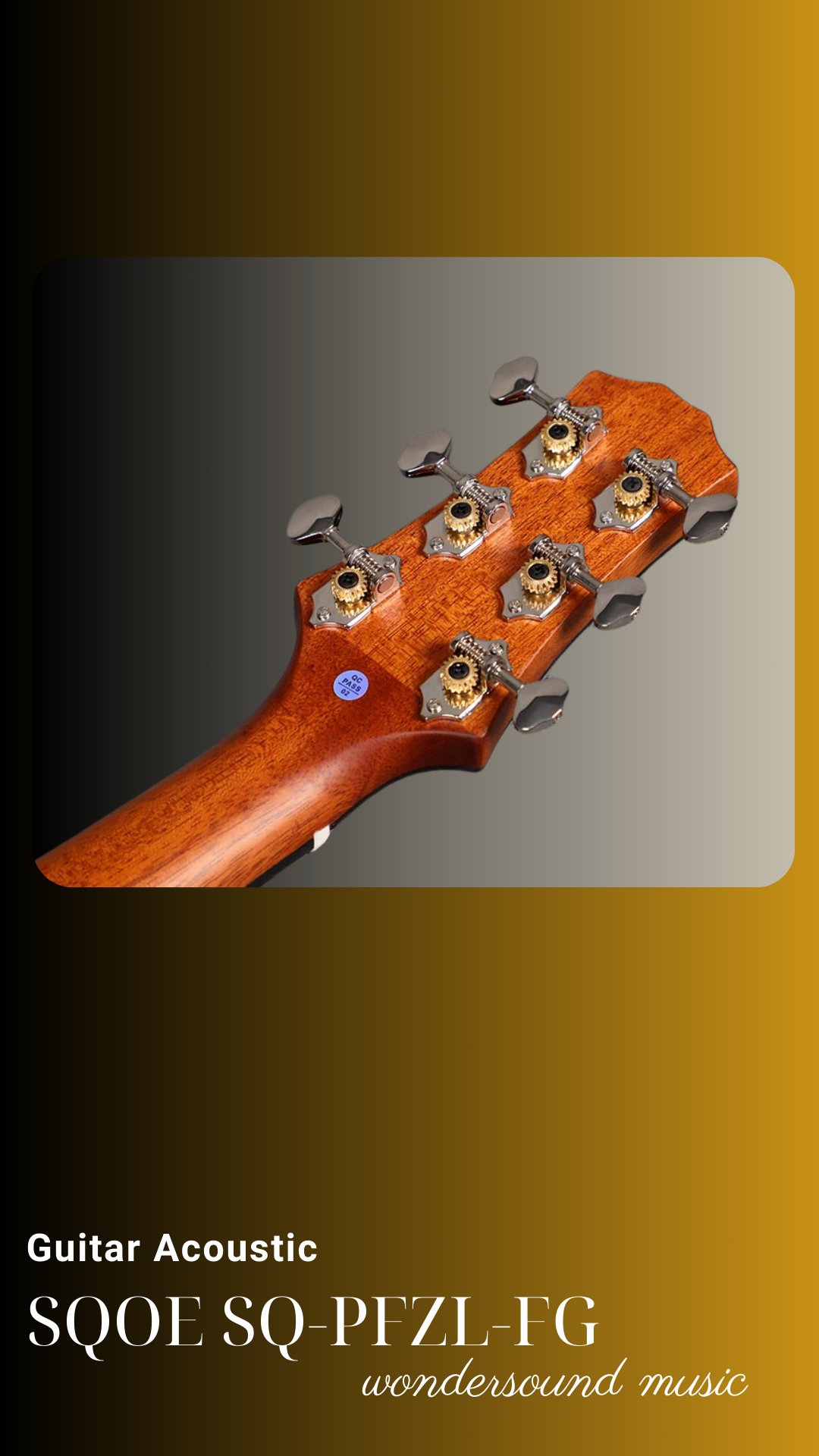 ACOUSIC GUITAR SQOE SQ-PFZL-FG