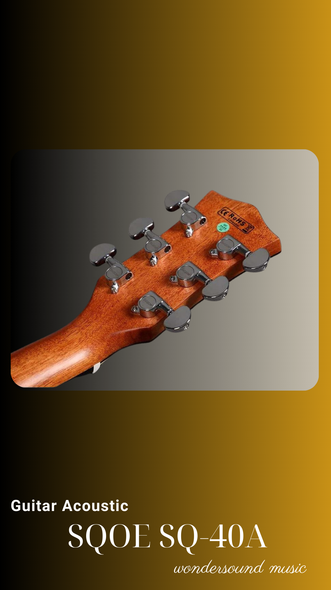ACOUSIC GUITAR SQOE SQ-40A