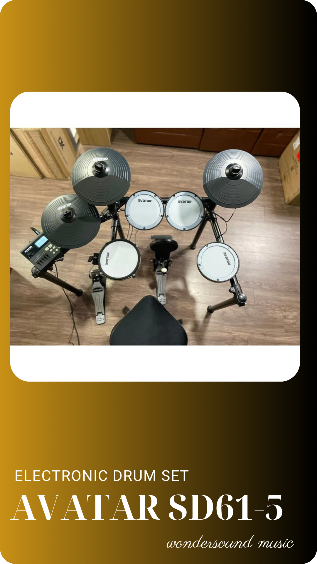 ELECTRONIC DRUM SET AVATAR SD61-5