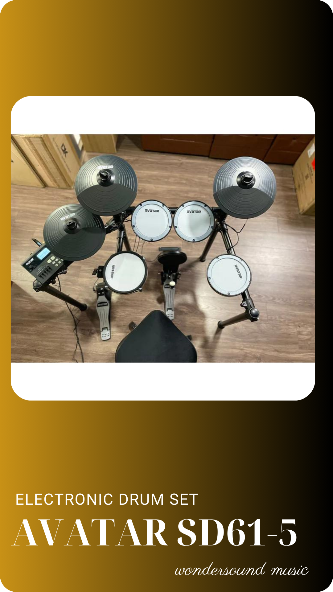  ELECTRONIC DRUM SET AVATAR SD61-5 