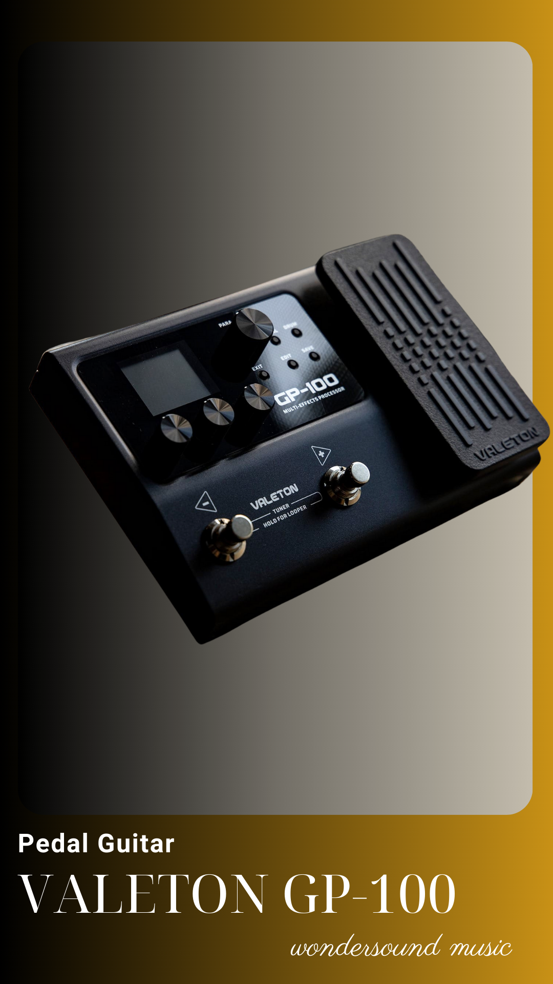 PEDAL GUITAR ELECTRIC (Multi Effects) VALETON GP-100