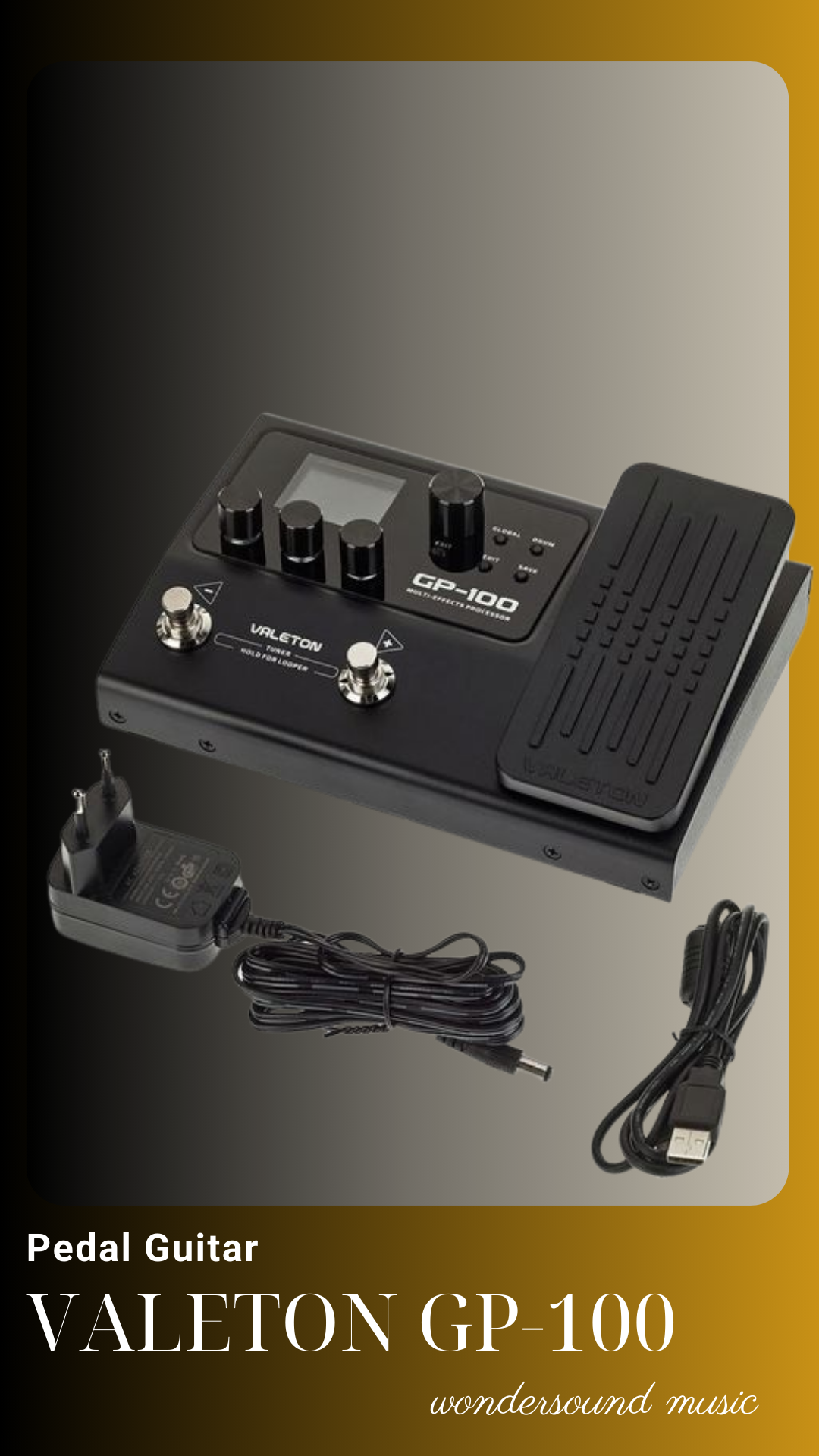 PEDAL GUITAR ELECTRIC (Multi Effects) VALETON GP-100