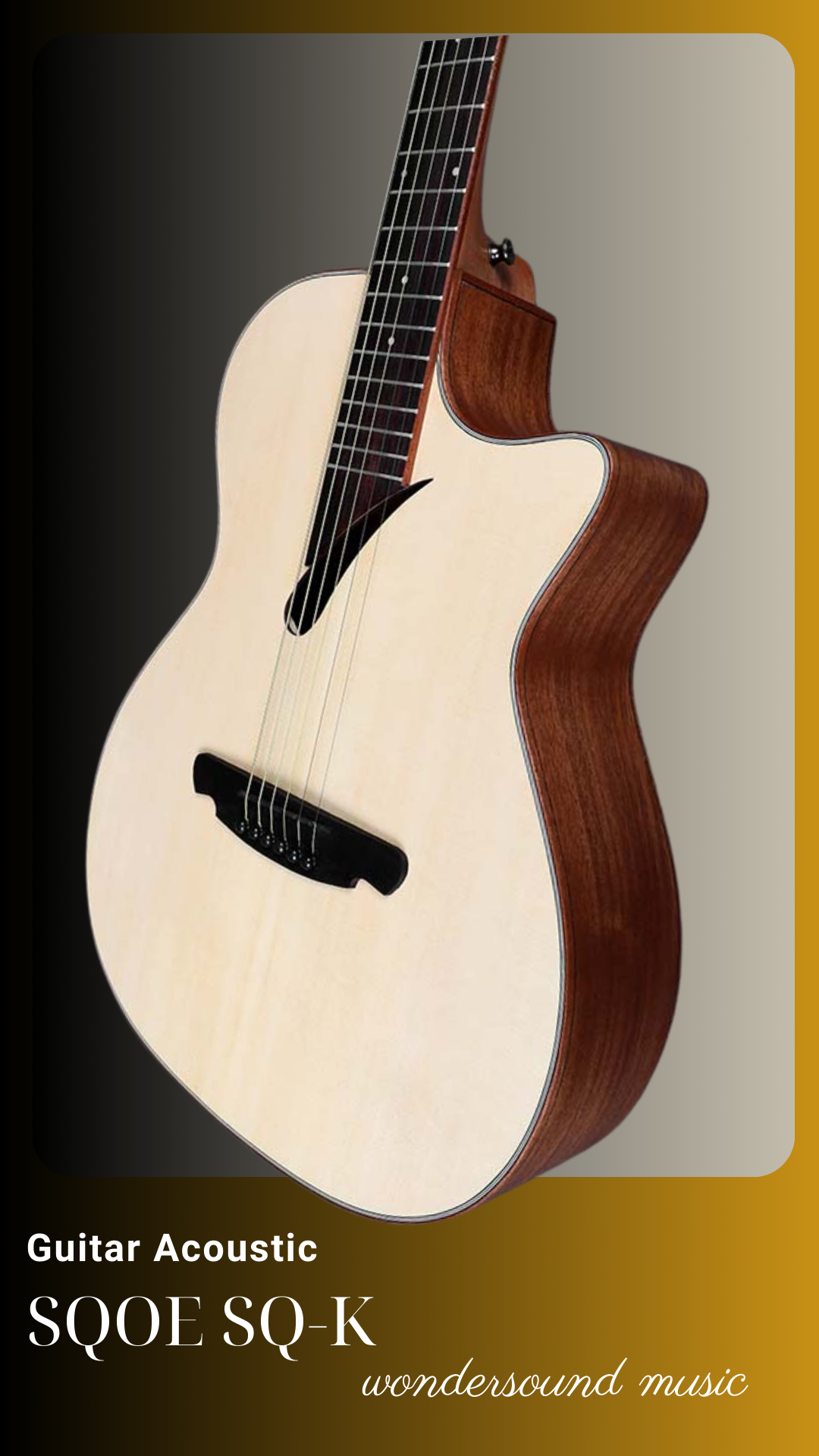  ACOUSIC GUITAR SQOE SQ-K 