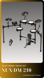  ELECTRONIC DRUM SET DM-210 