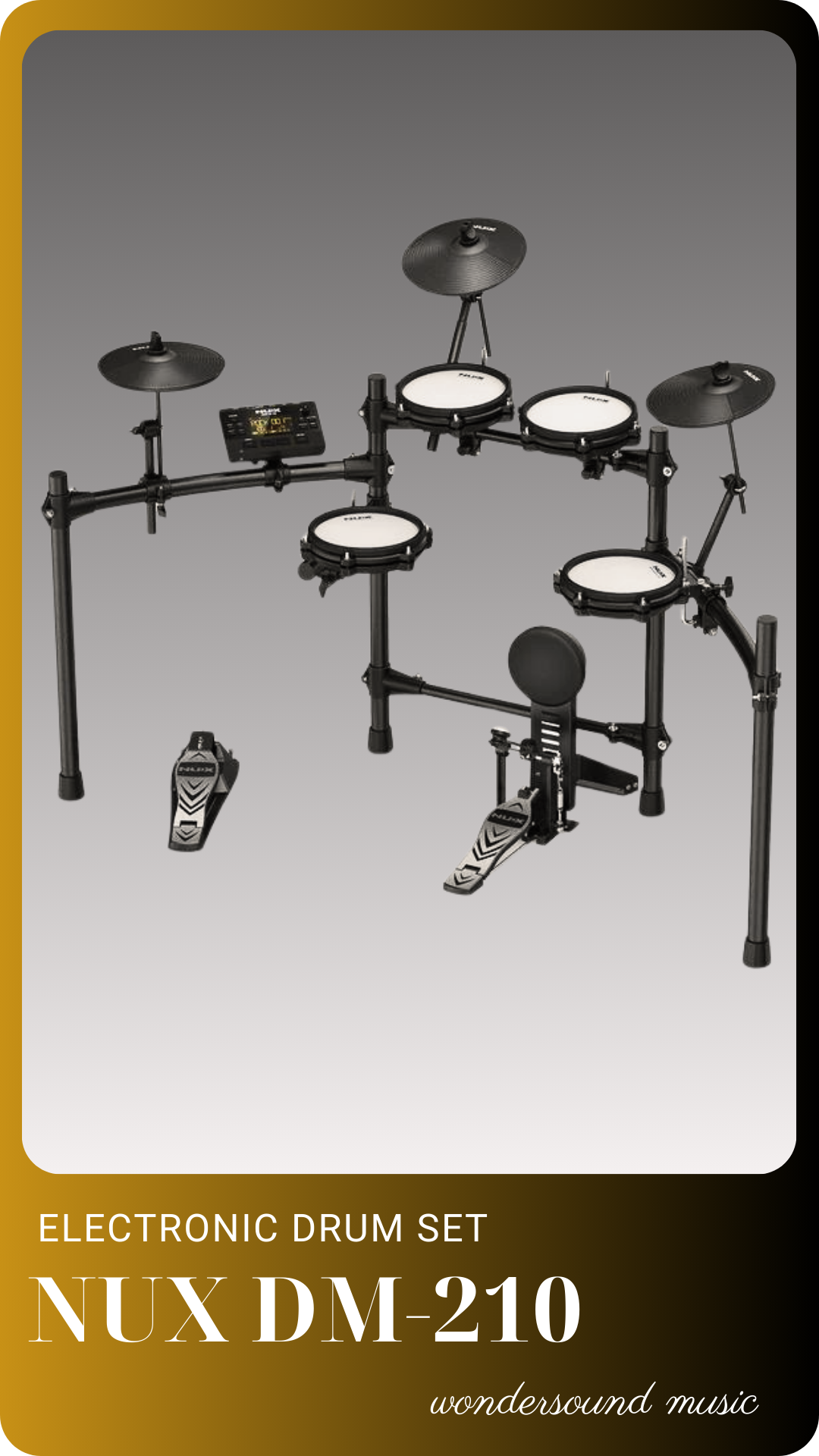 ELECTRONIC DRUM SET DM-210