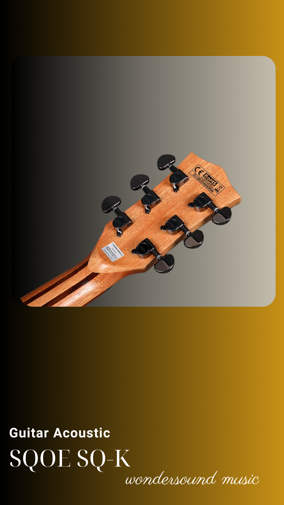 ACOUSIC GUITAR SQOE SQ-K