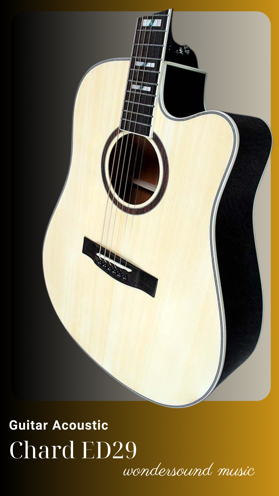 ACOUSIC GUITAR CHARD ED29