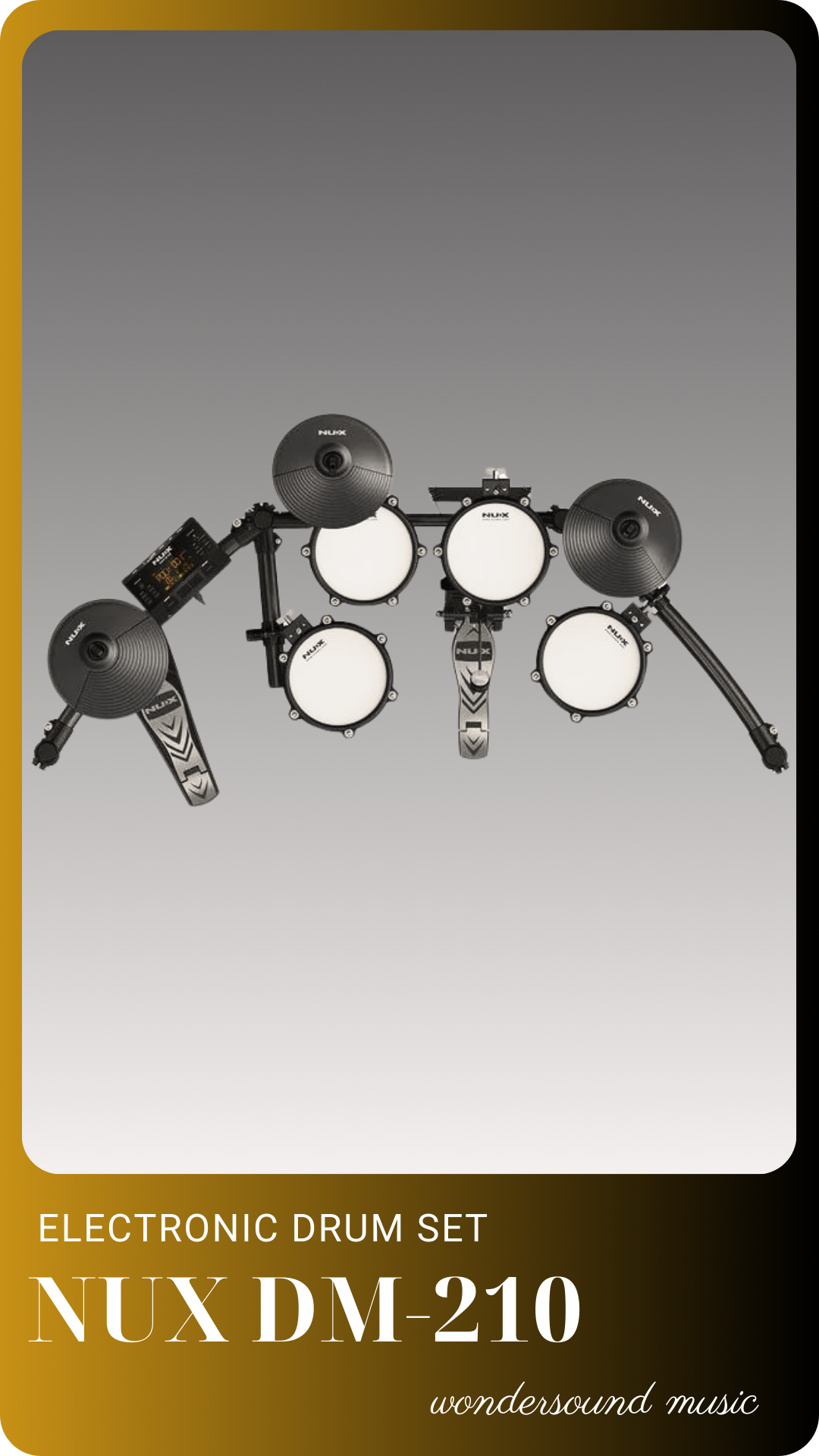 ELECTRONIC DRUM SET DM-210