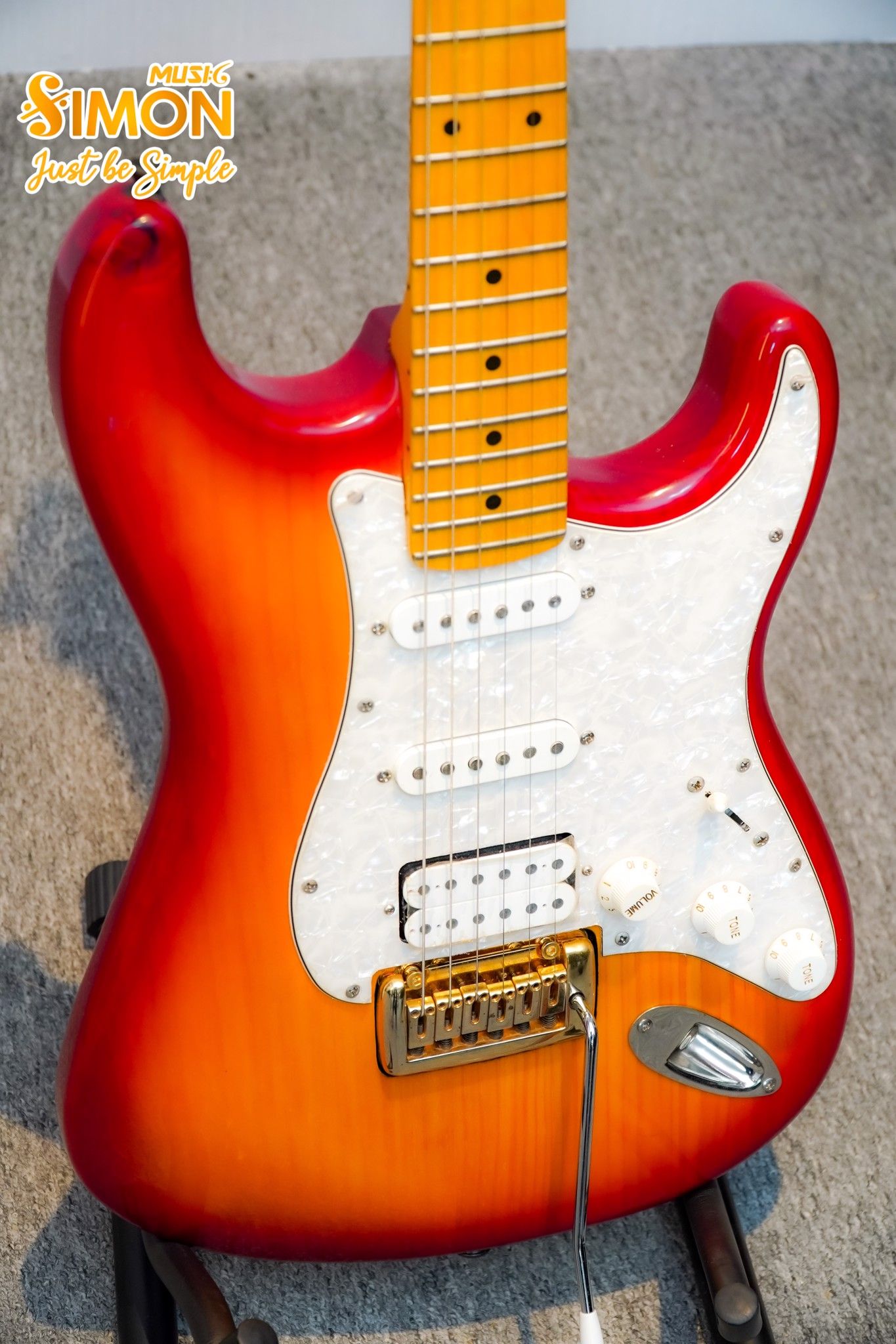Đàn Electric Guitar Strat - Đỏ Lửa