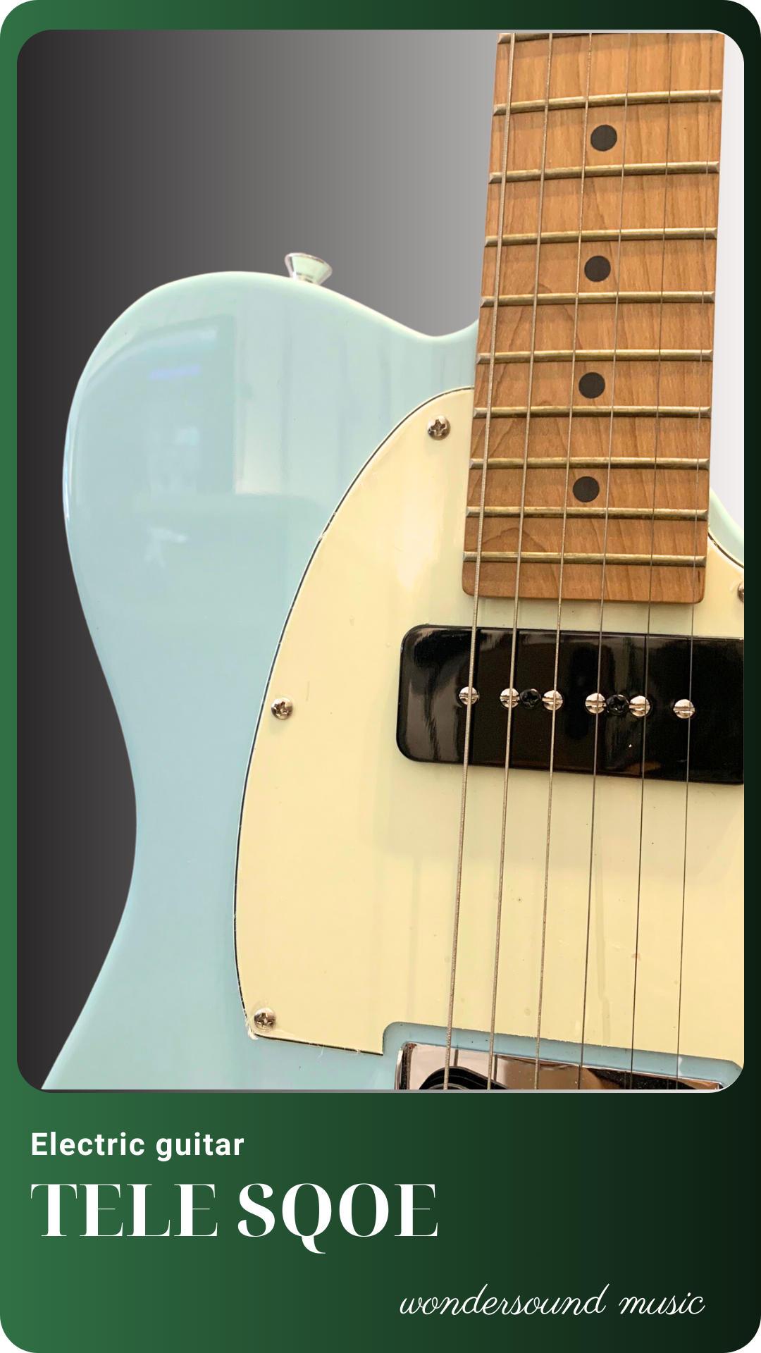 ELECTRIC GUITAR SQOE TELECASTER
