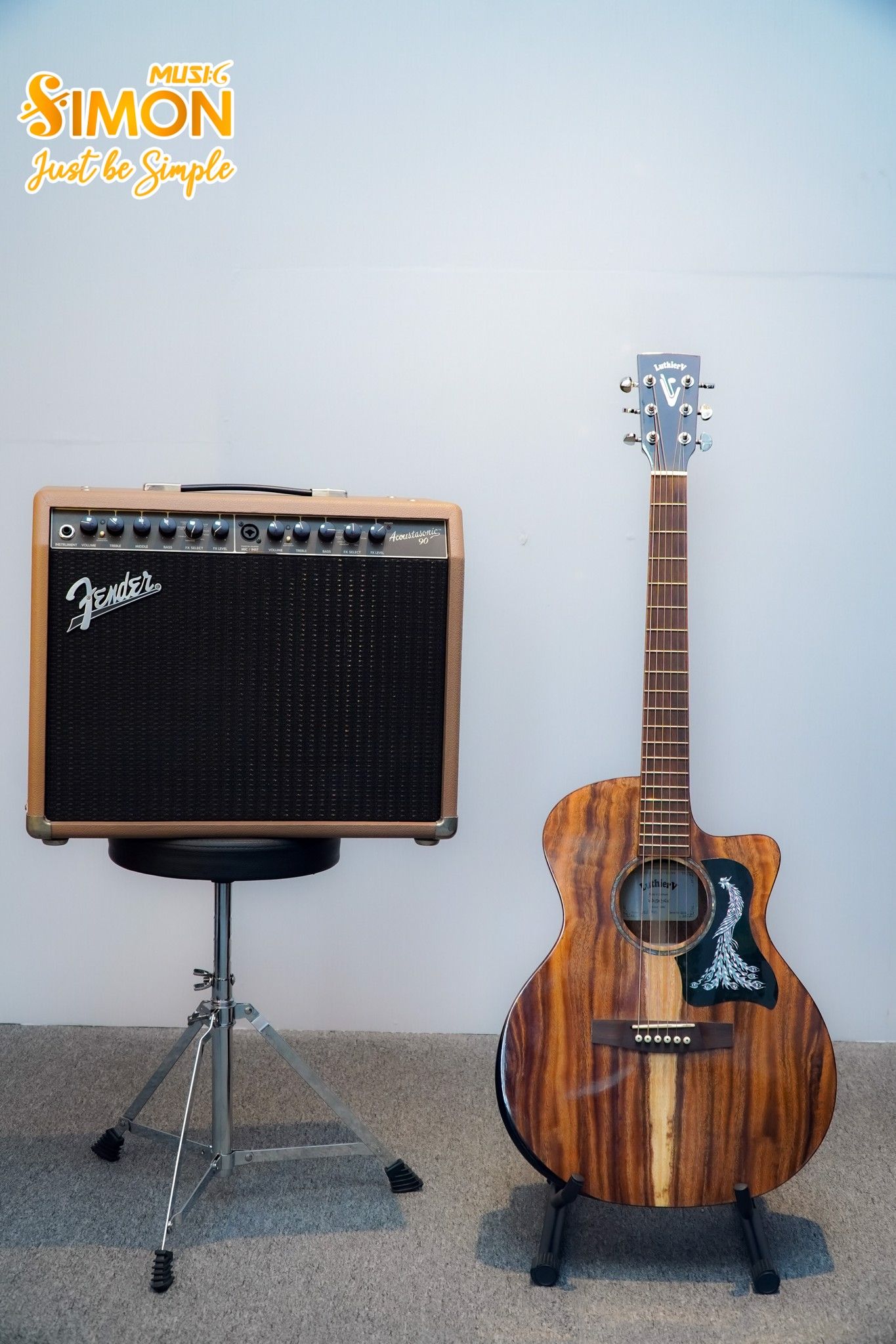 Đàn Guitar LuthierV V53CA-B Full Điệp