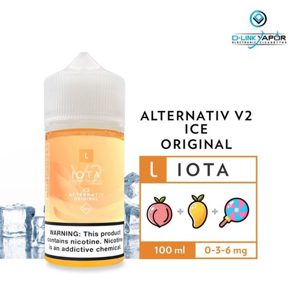 Alternative - Iota Ice V2 ( Xoài & Đào) Freebase 100ml