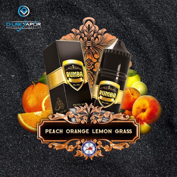 Rumba - Peach Orange LemongrassSalt (Vị Cam Đào Chanh Sả) Nic 30ml