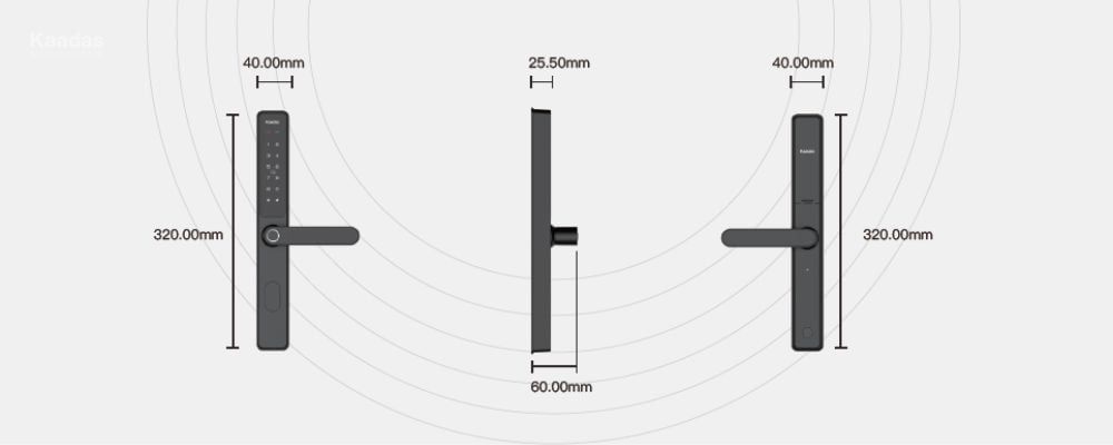 Khoá cửa Kaadas S10-5W điện tử thông minh wifi