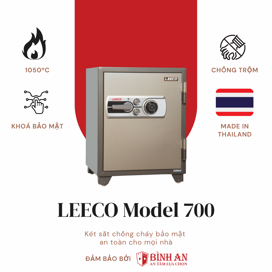 Két sắt LEECO 700 (155kg) Nhập Khẩu Thái Lan