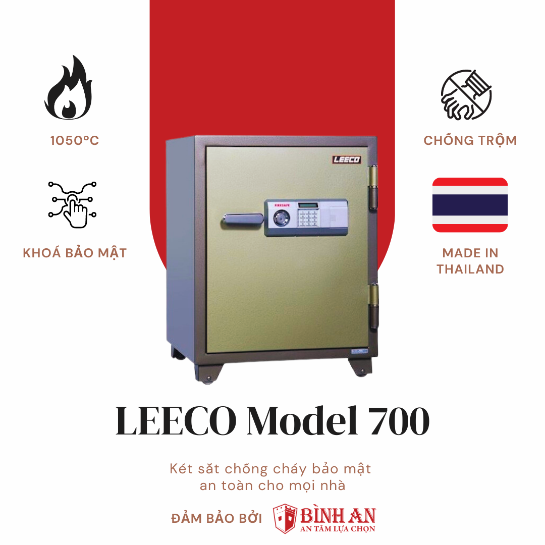 Két sắt LEECO 700 (155kg) Nhập Khẩu Thái Lan