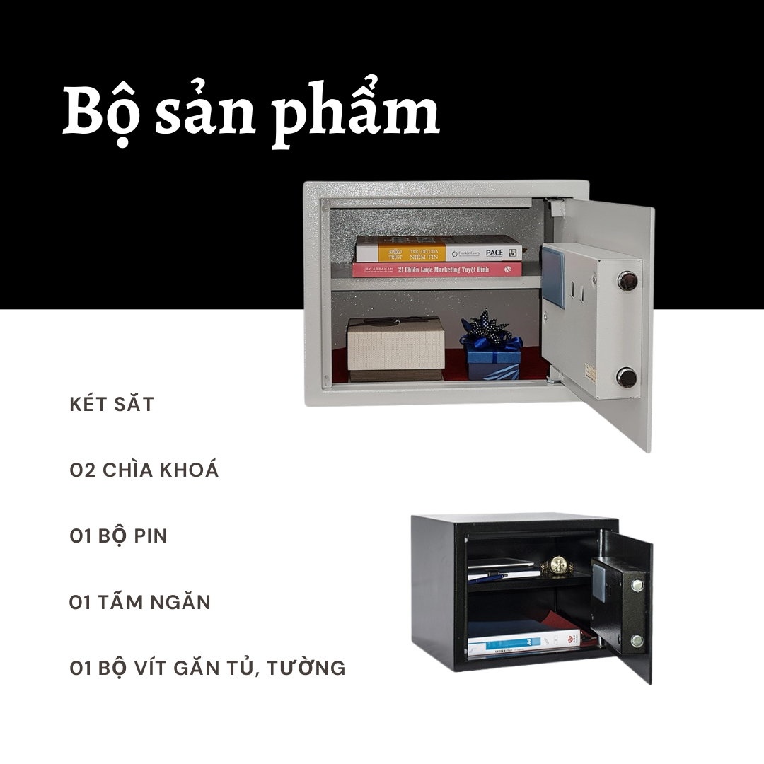Két Sắt NAGA AG-30 (14kg) Mini An Toàn