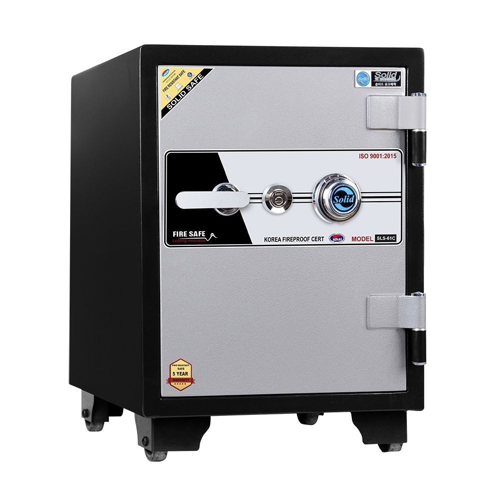 Két Sắt Solid Safe SLS-61, 110kg, (C/E) Hàn Quốc Chính Hãng