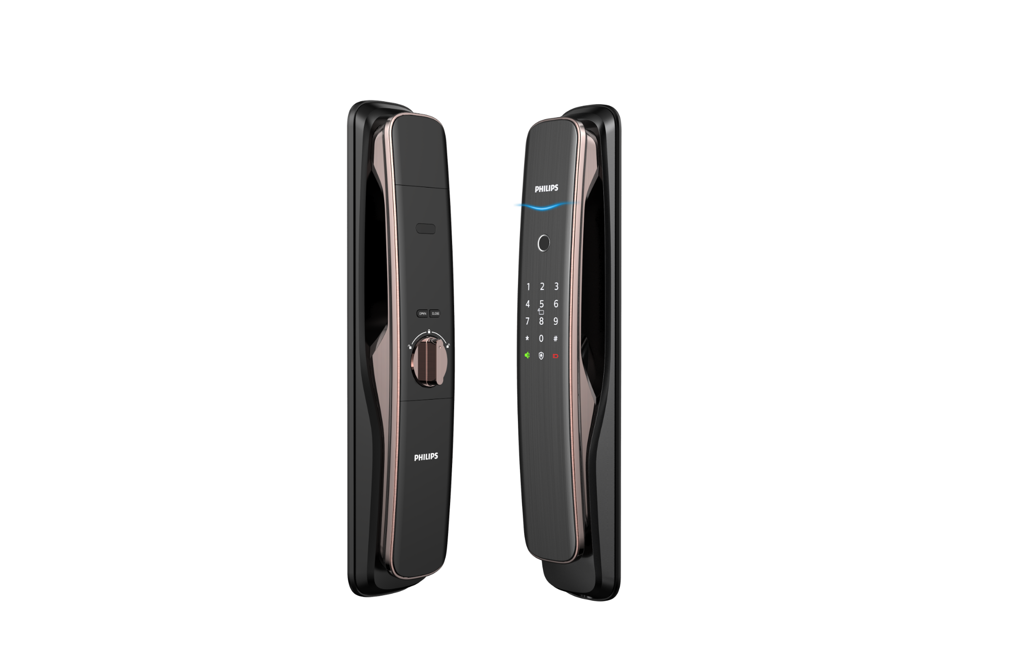 Khóa cửa Philips DDL702E điện tử thông minh độc đáo hiện đại