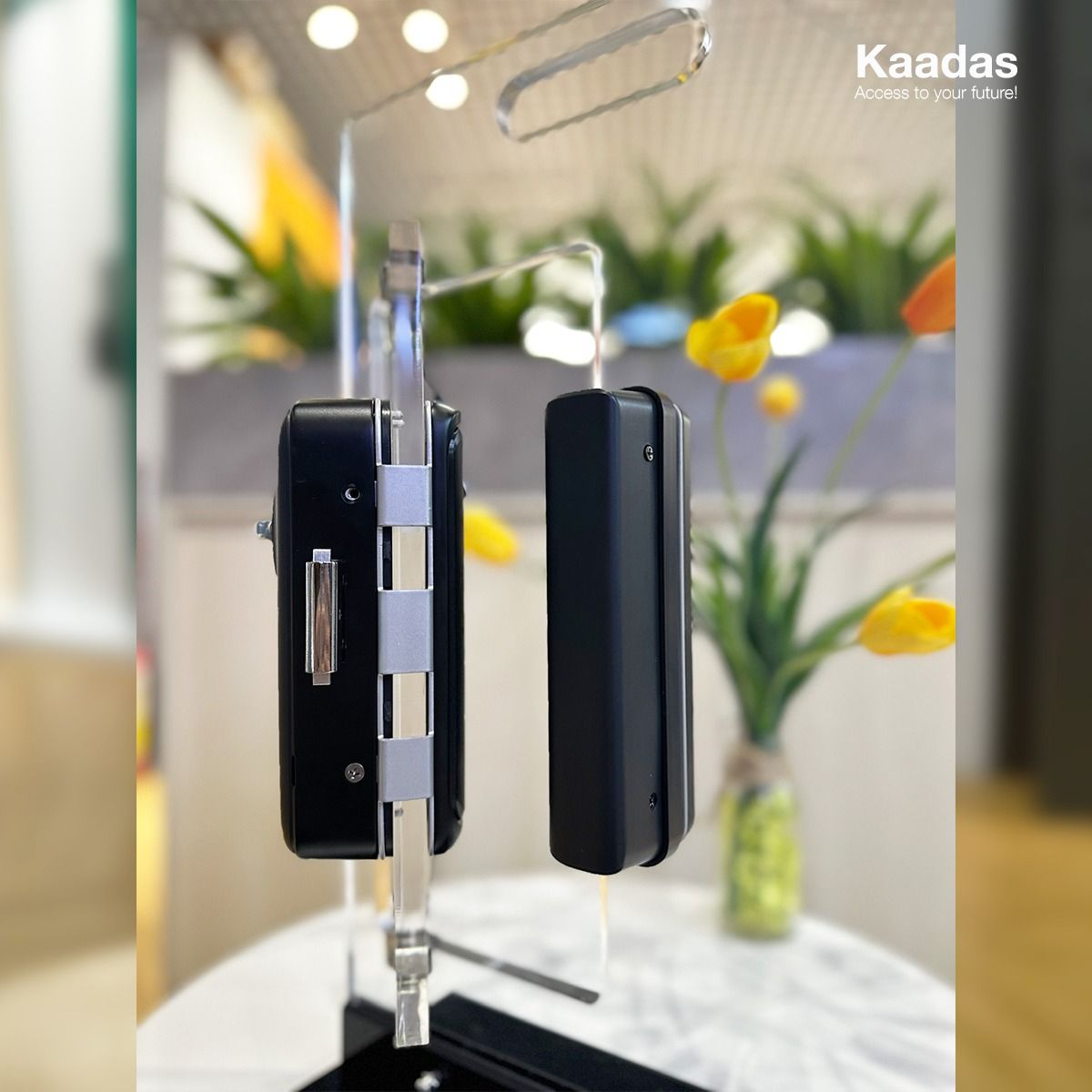Khoá cửa Kaadas R8-5GL điện tử thông minh thiết kế cho hệ cửa kính