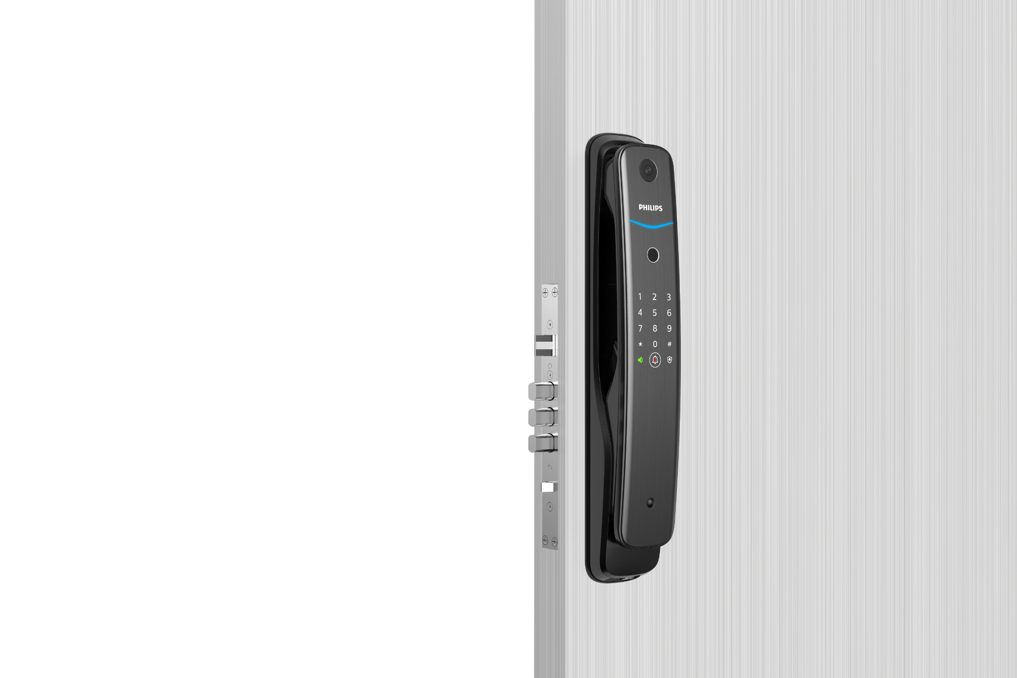 Khóa cửa Philips DDL702-1HWS thông minh chuông hình trên khoá