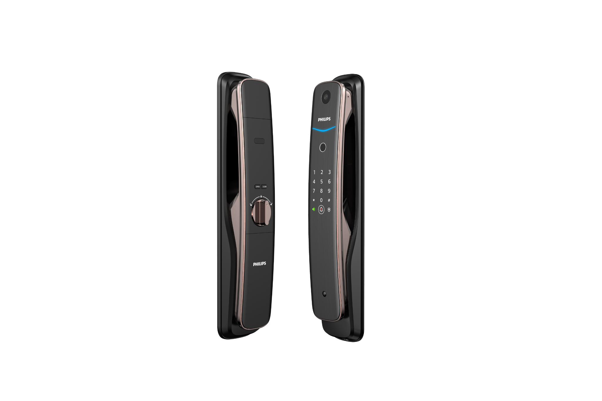 Khóa cửa Philips DDL702-1HWS thông minh chuông hình trên khoá