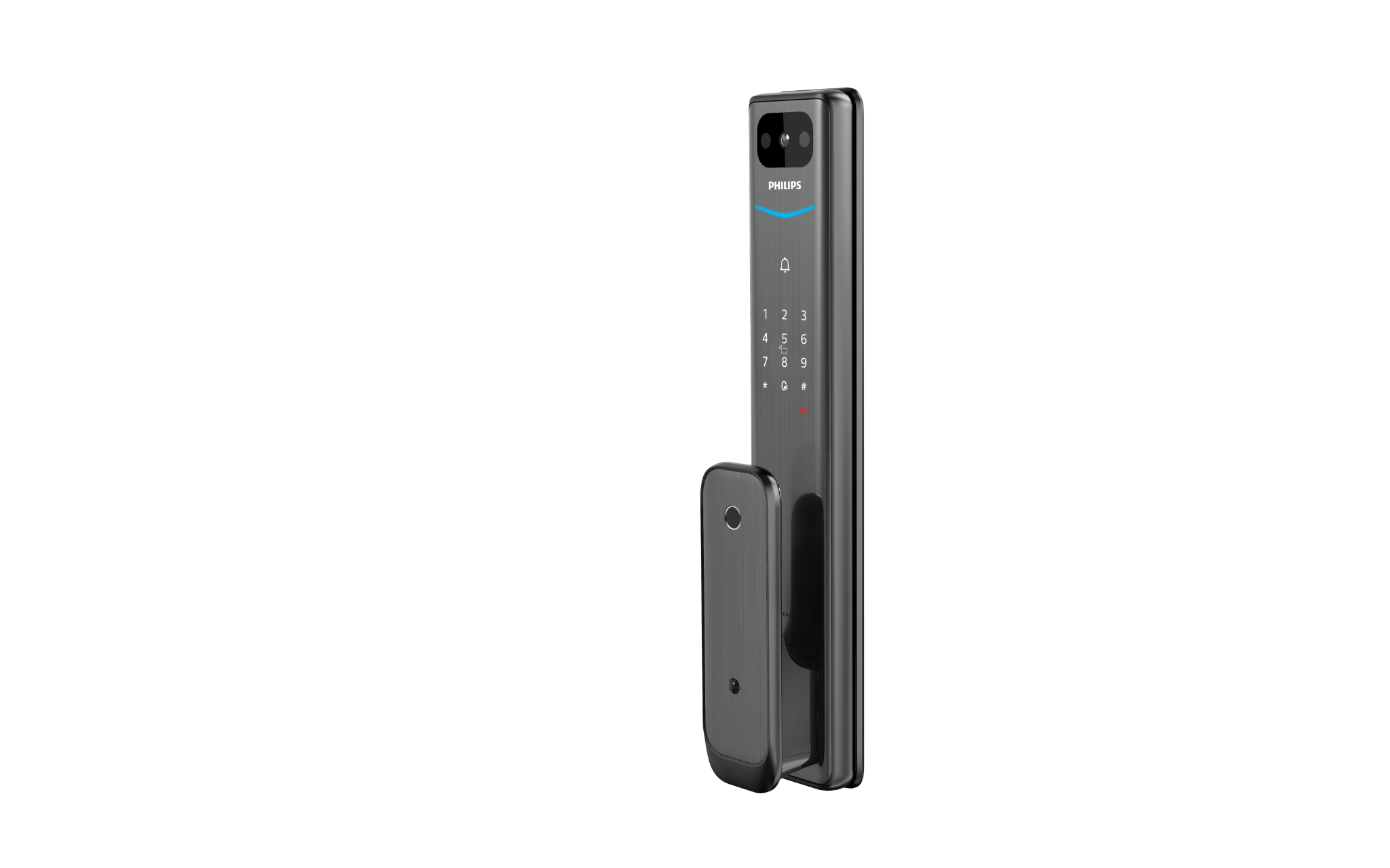 Khóa cửa Philips Alpha-VP-5HWS Thông Minh Vân Tay Bảo Mật Có Camera